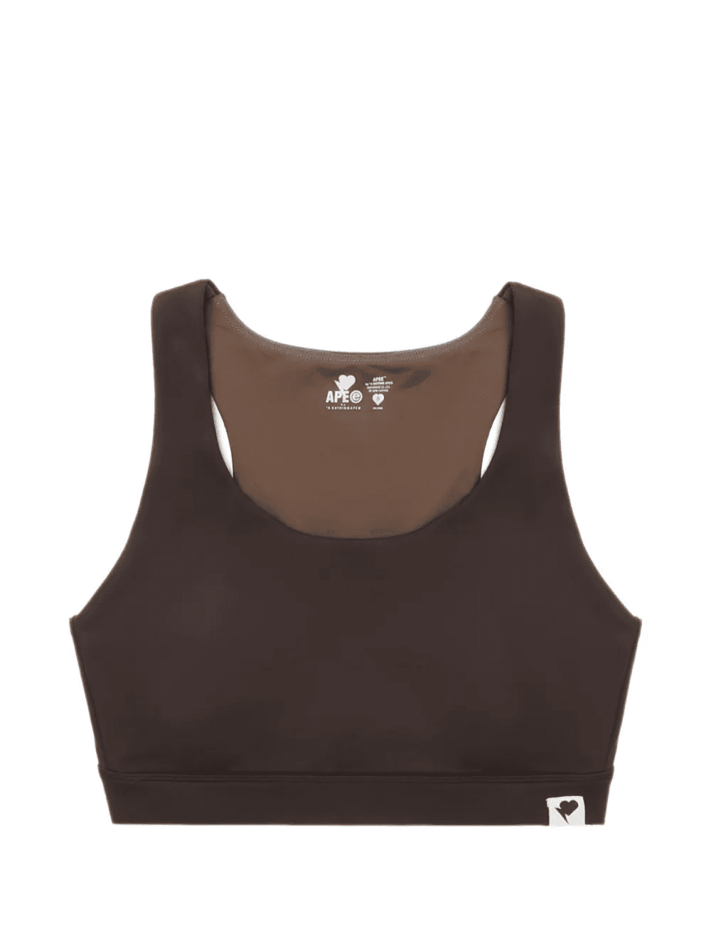scoop-neck sport bra