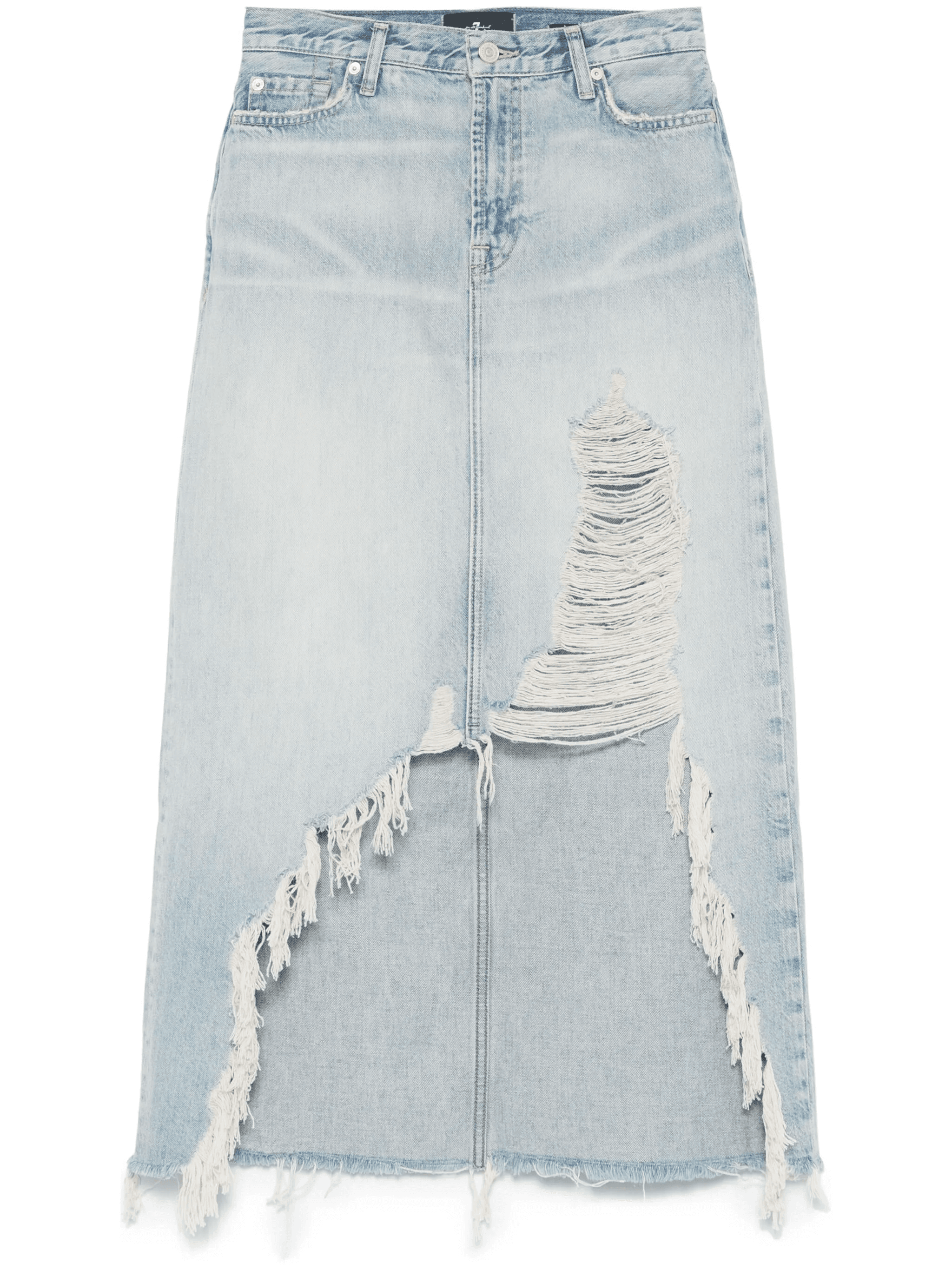 denim midi skirt - Image 1
