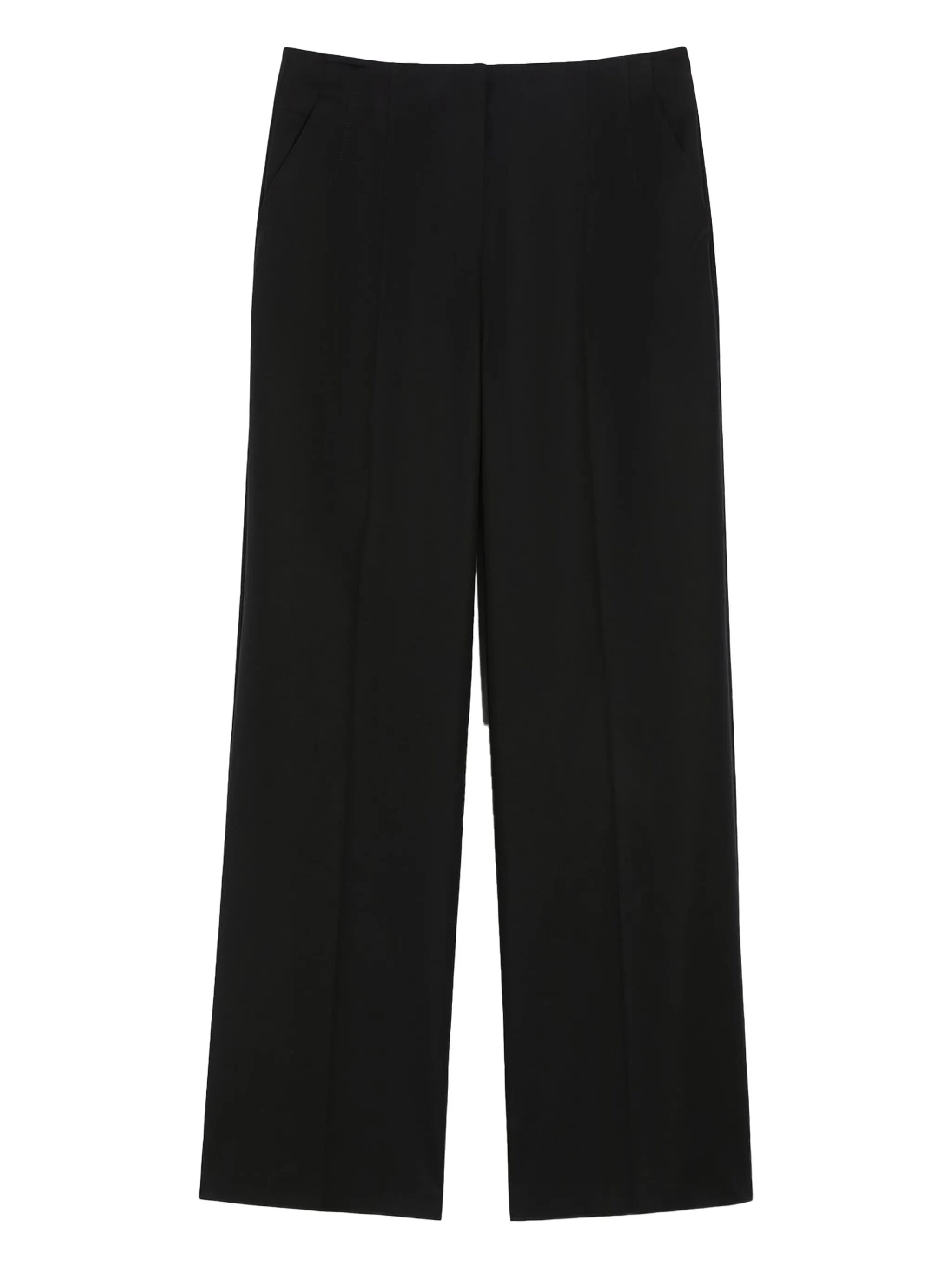 cotton blend palazzo trousers - Image 1