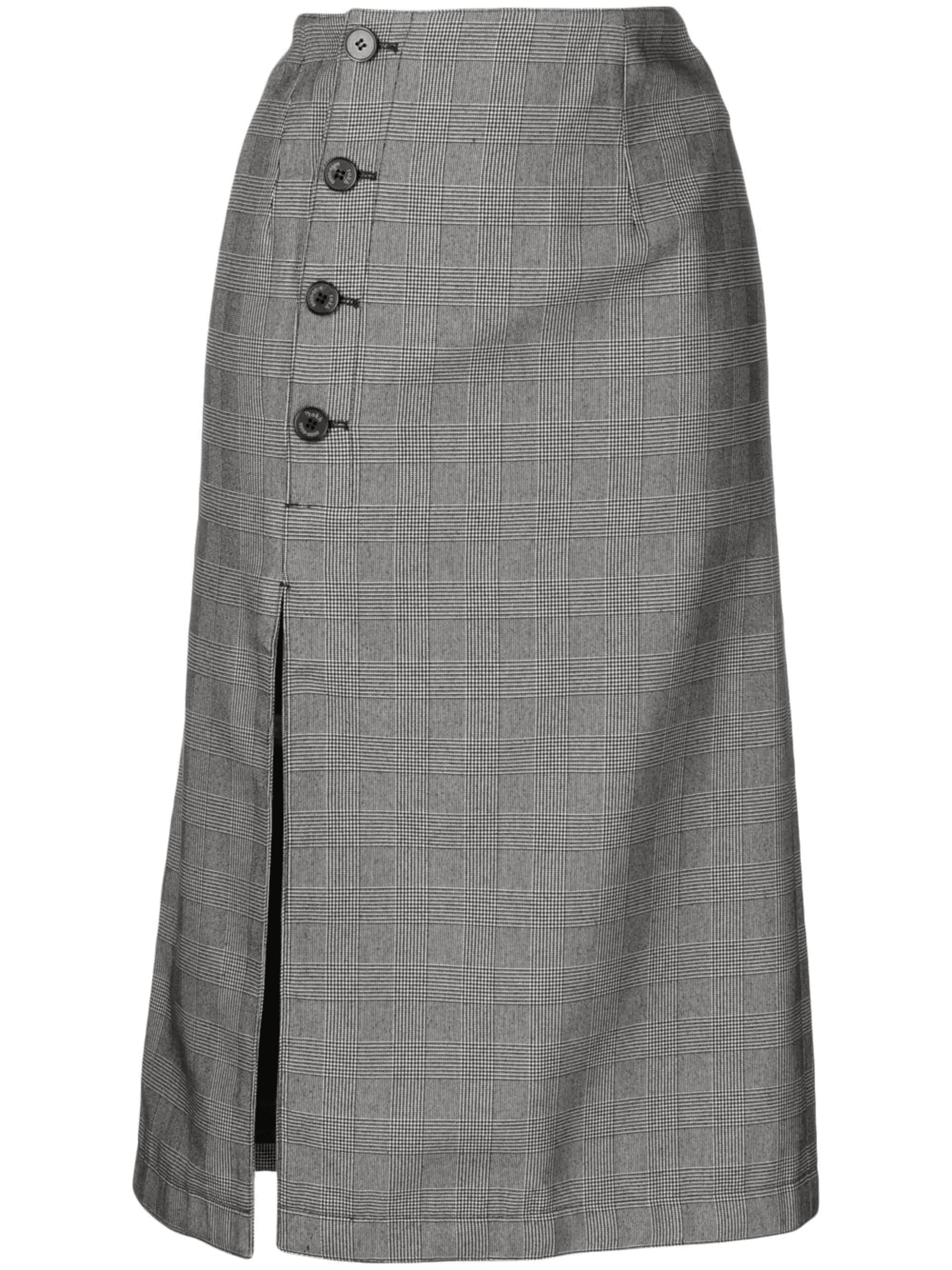 button-front midi skirt - Image 1