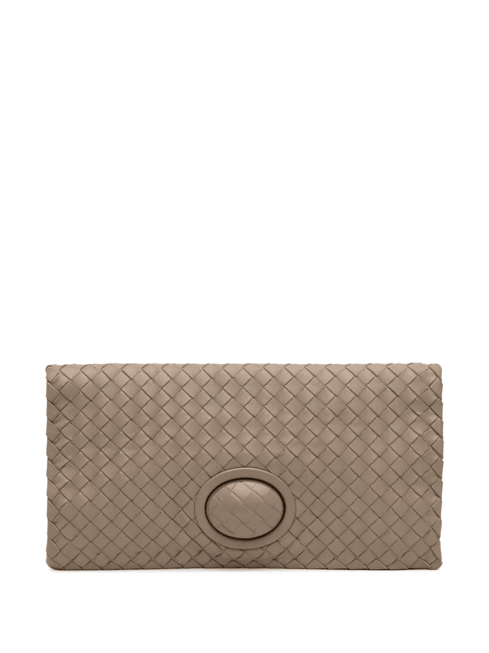 2012-2025 Nappa Intrecciato Turn Lock clutch bag - Image 1