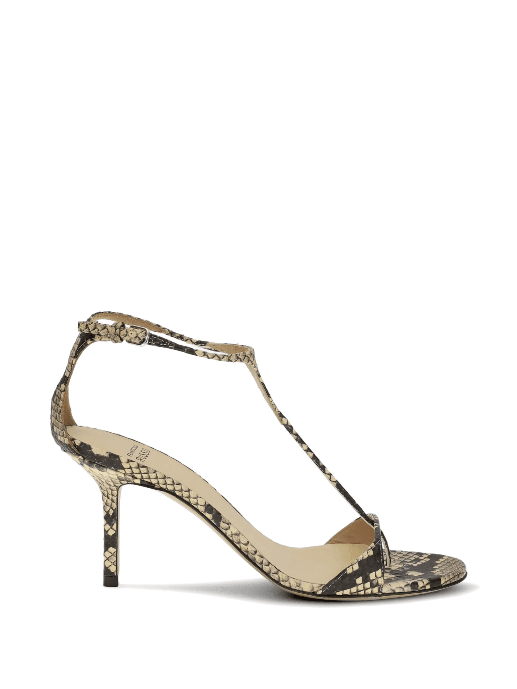 T-strap patterned sandals - Image 1