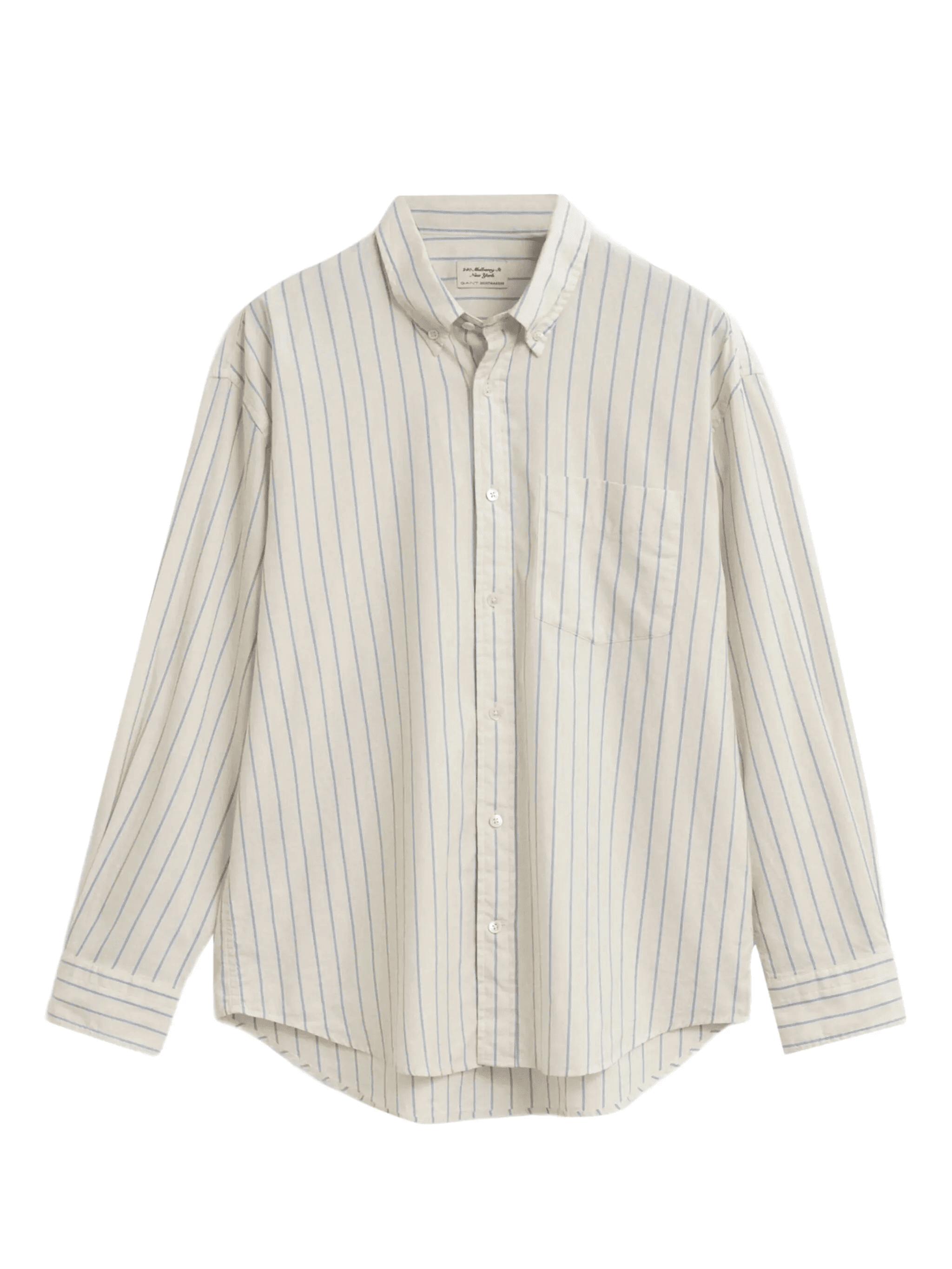 striped cotton shirt - Image 1