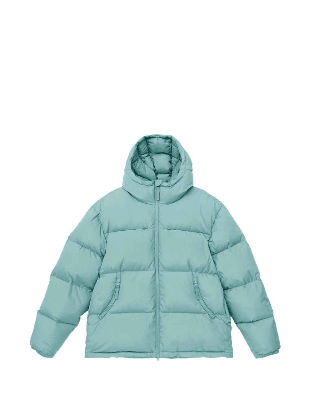 hooded puffer coat - Image 1