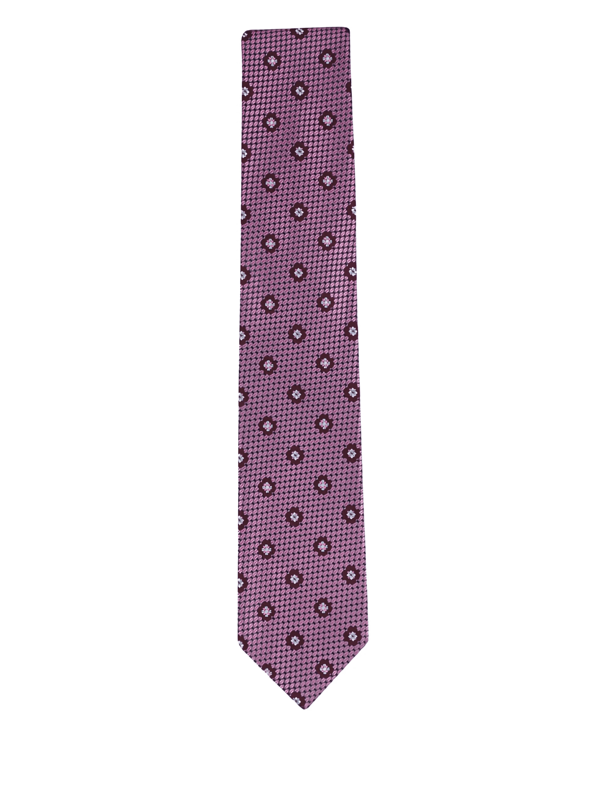 floral motif tie - Image 1