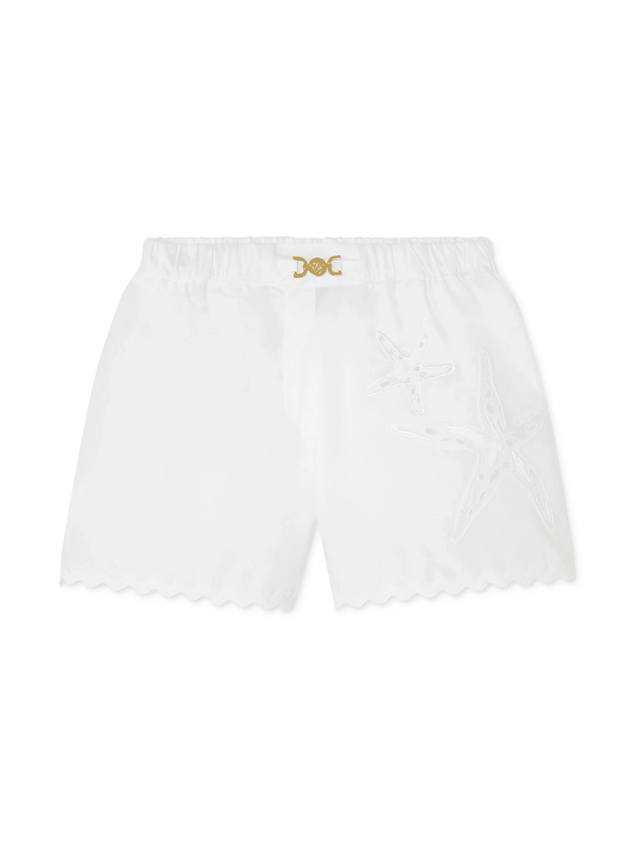 Sangallo-embroidered shorts - Image 1