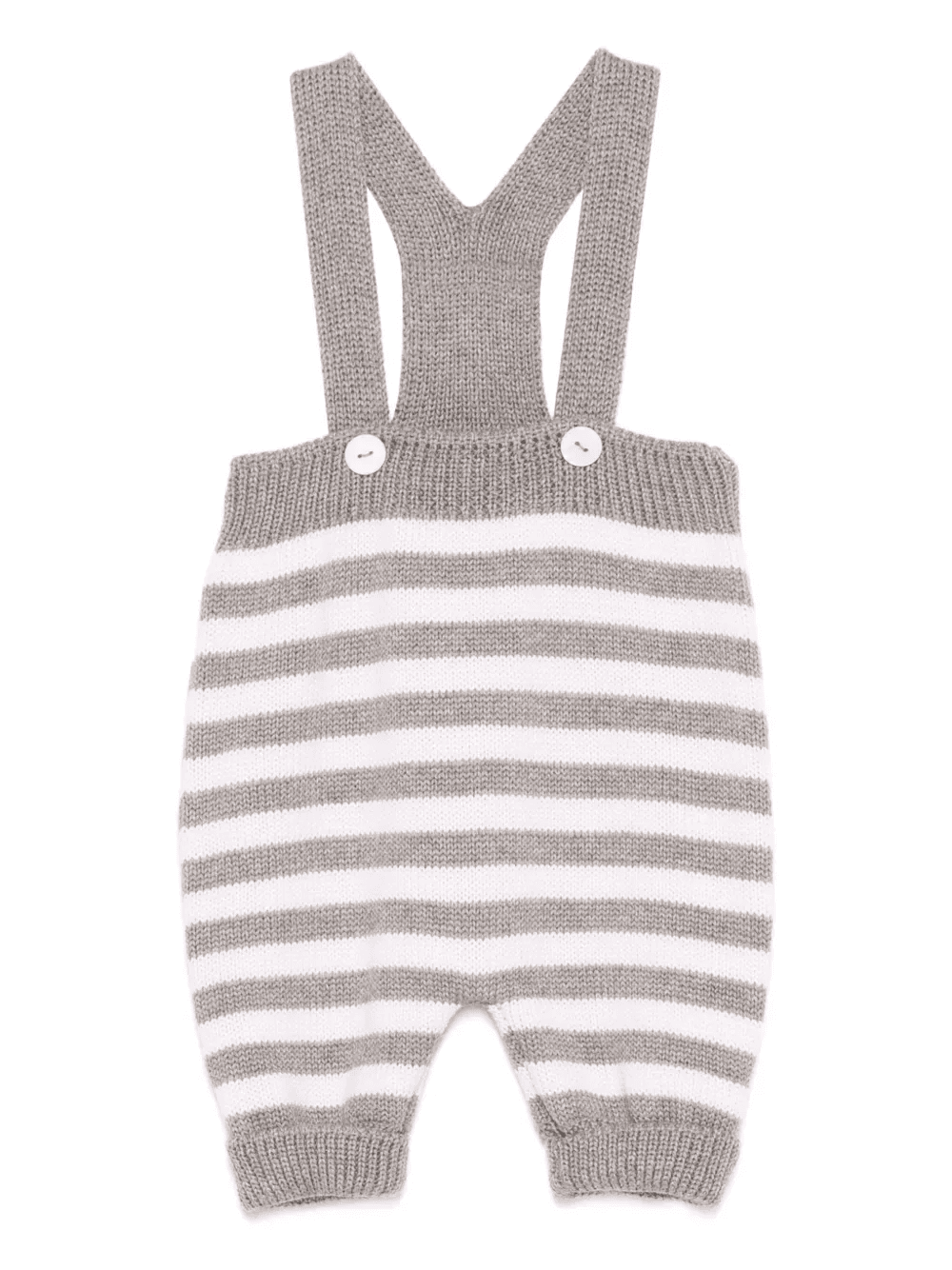 striped button playsuit - Image 1