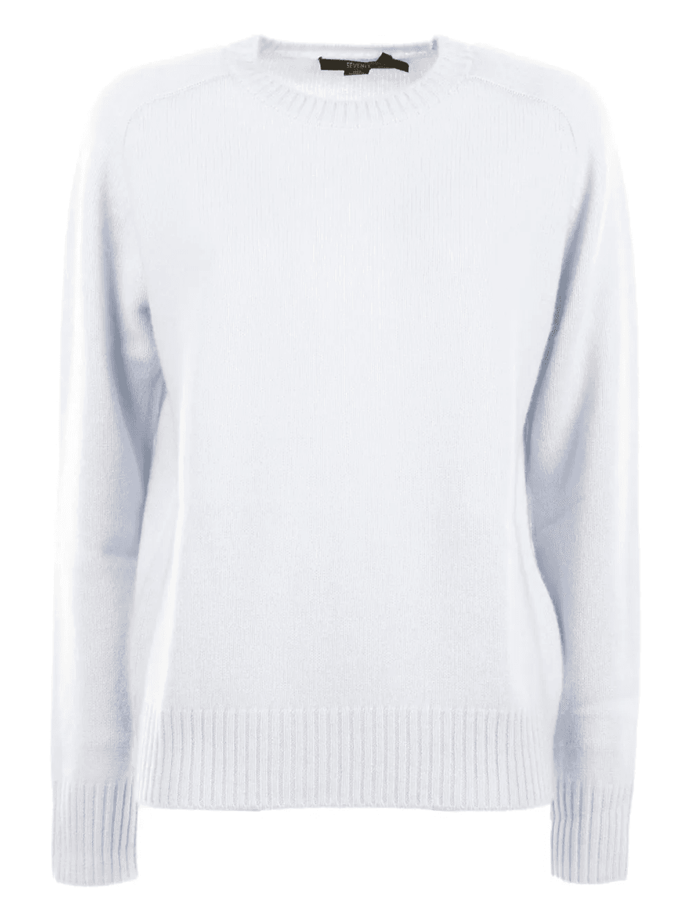 crew-neck ribbed-hem sweater - Image 1