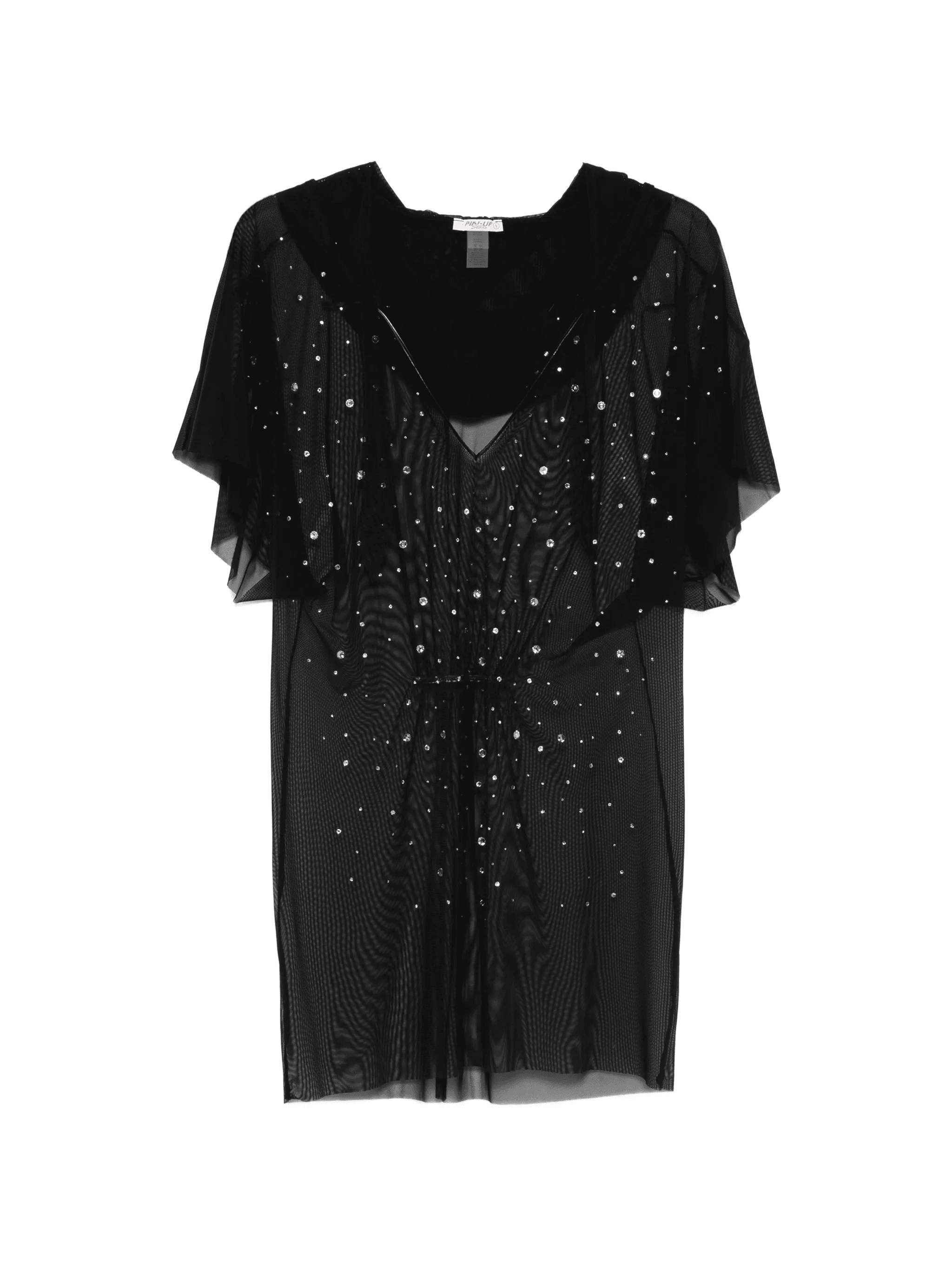 rhinestone rain hooded blouse - Image 1