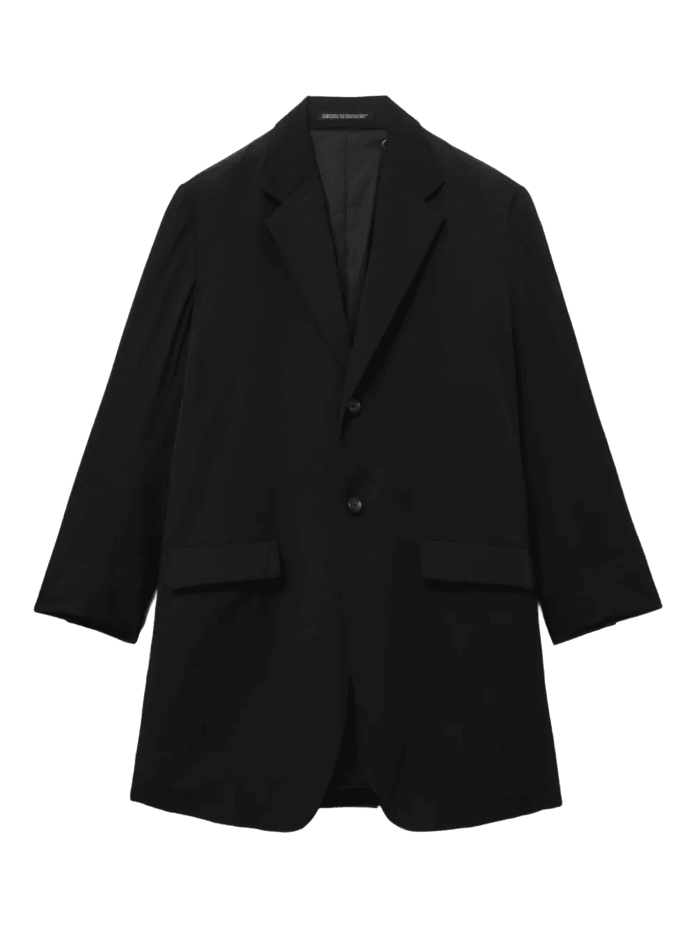 single-breasted wool coat - Image 1