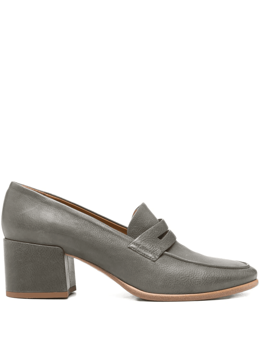 55mm block-heel penny-slot loafers - Image 1