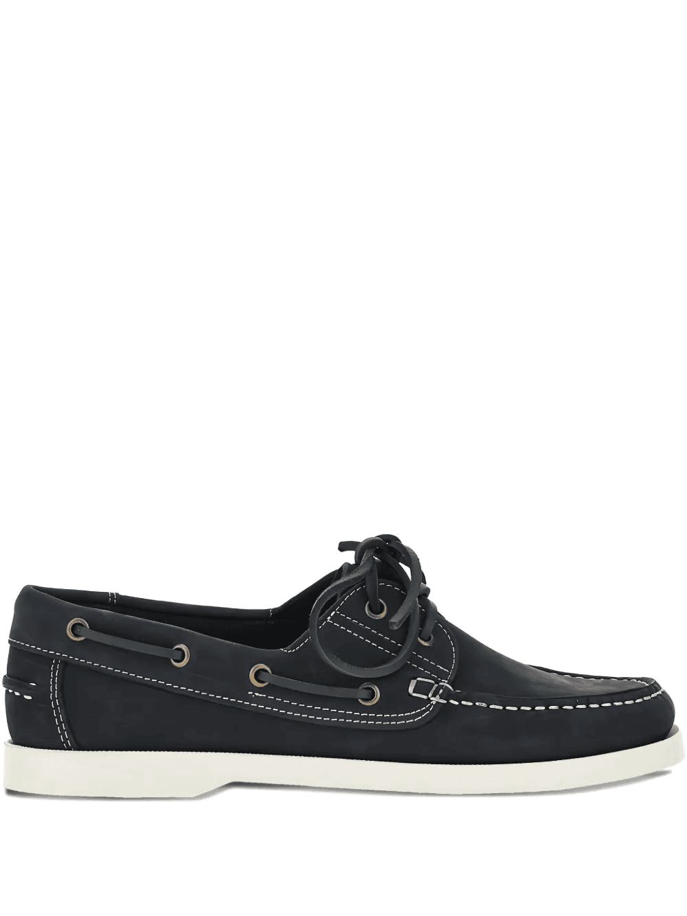 contrast-stitching boat shoes - Image 1