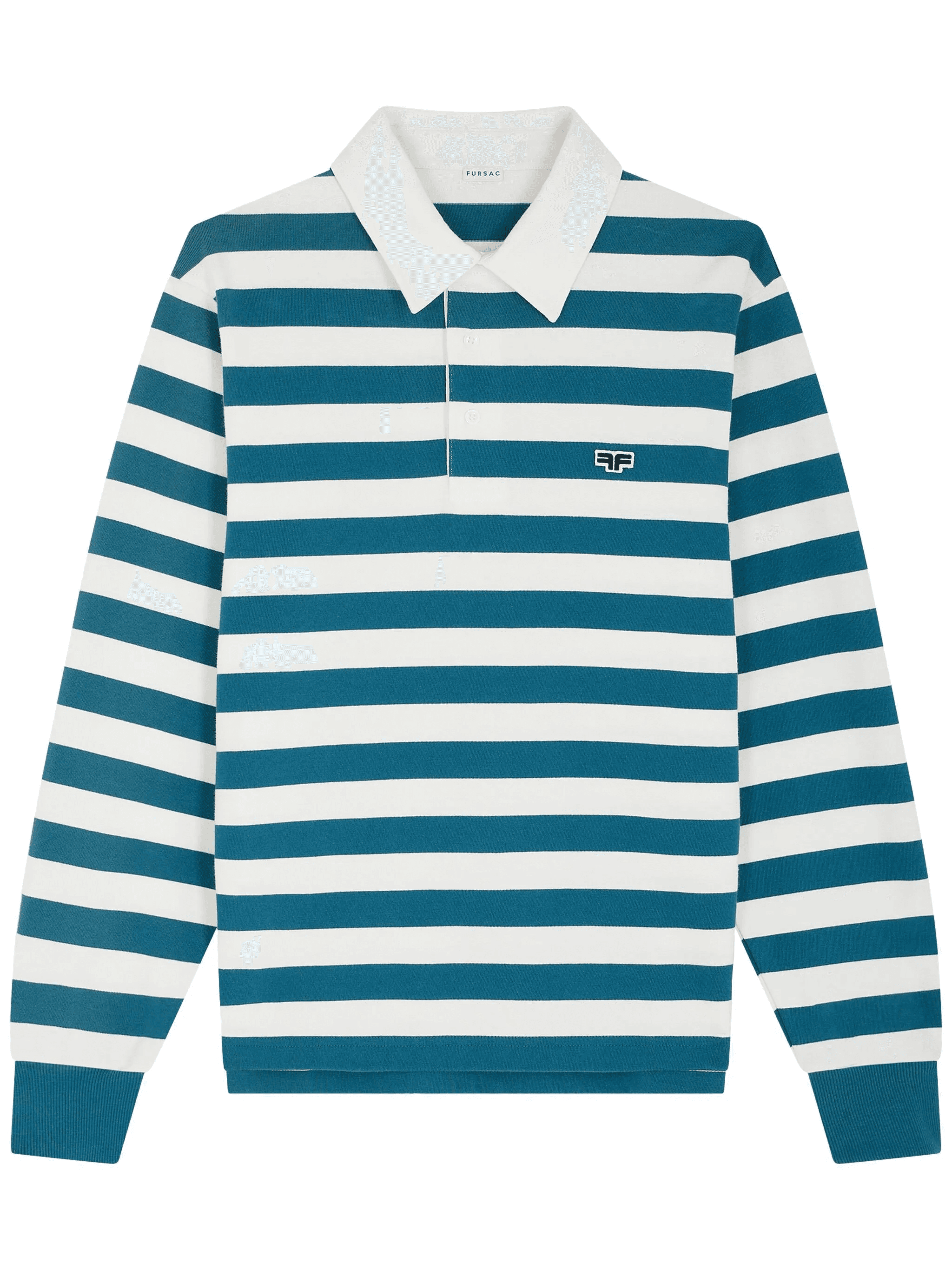 striped polo shirt - Image 1