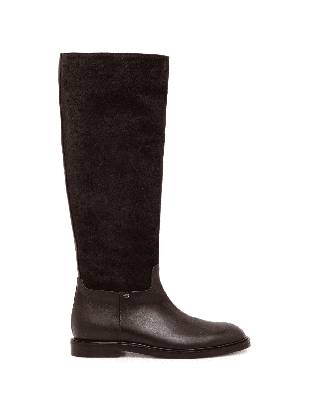 suede-panel knee-high boots - Image 1