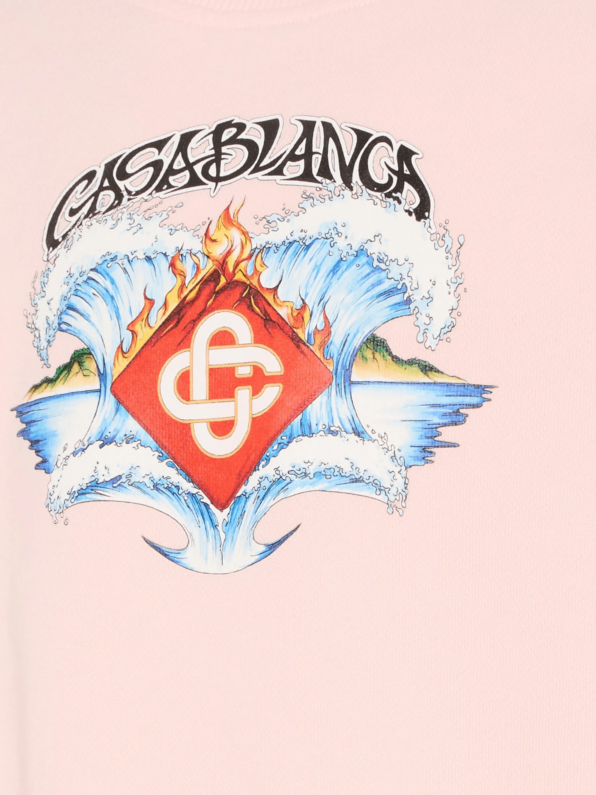 graphic-print crew-neck sweatshirt - Image 1