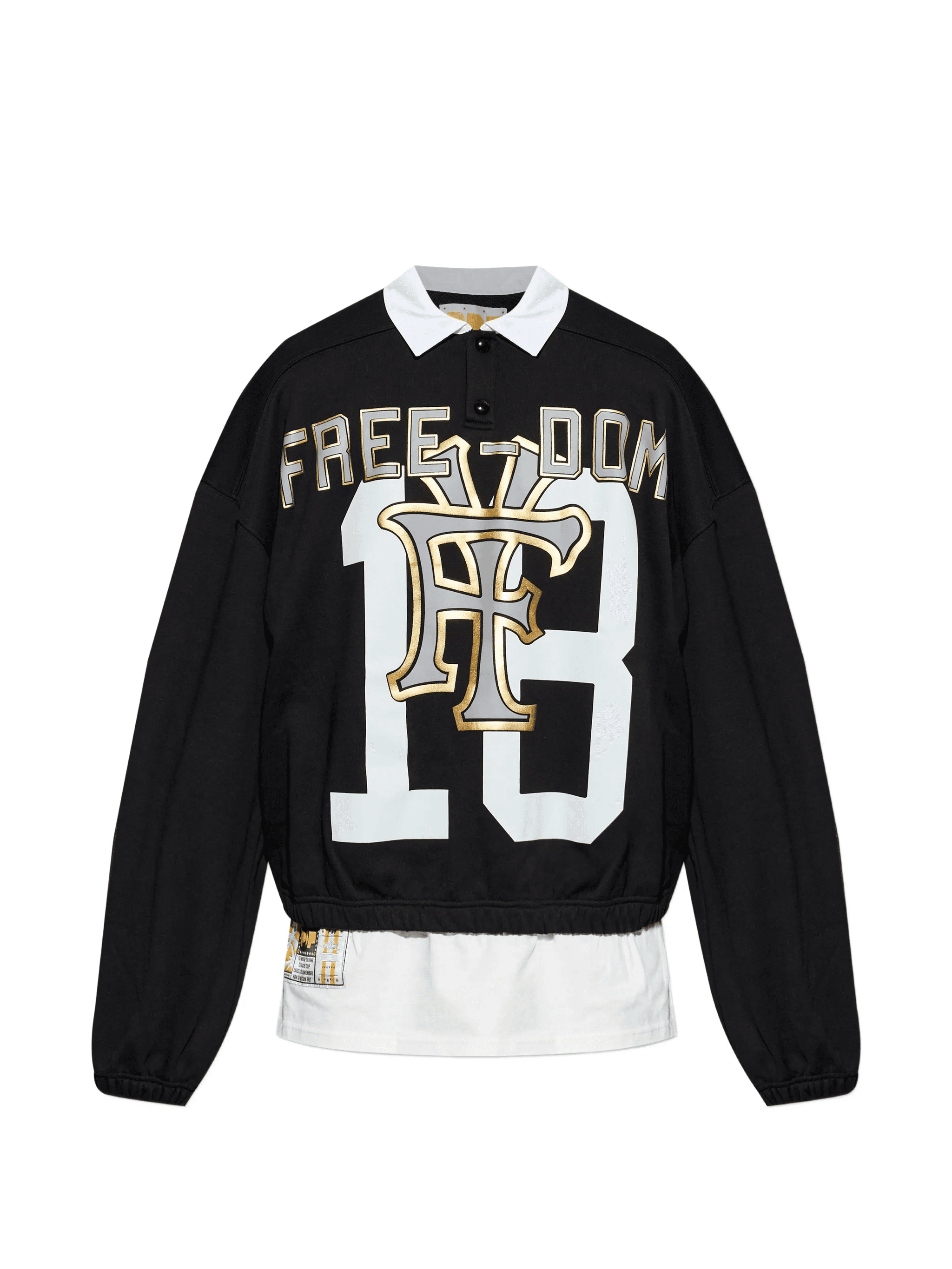 graphic-print cotton sweatshirt - Image 1