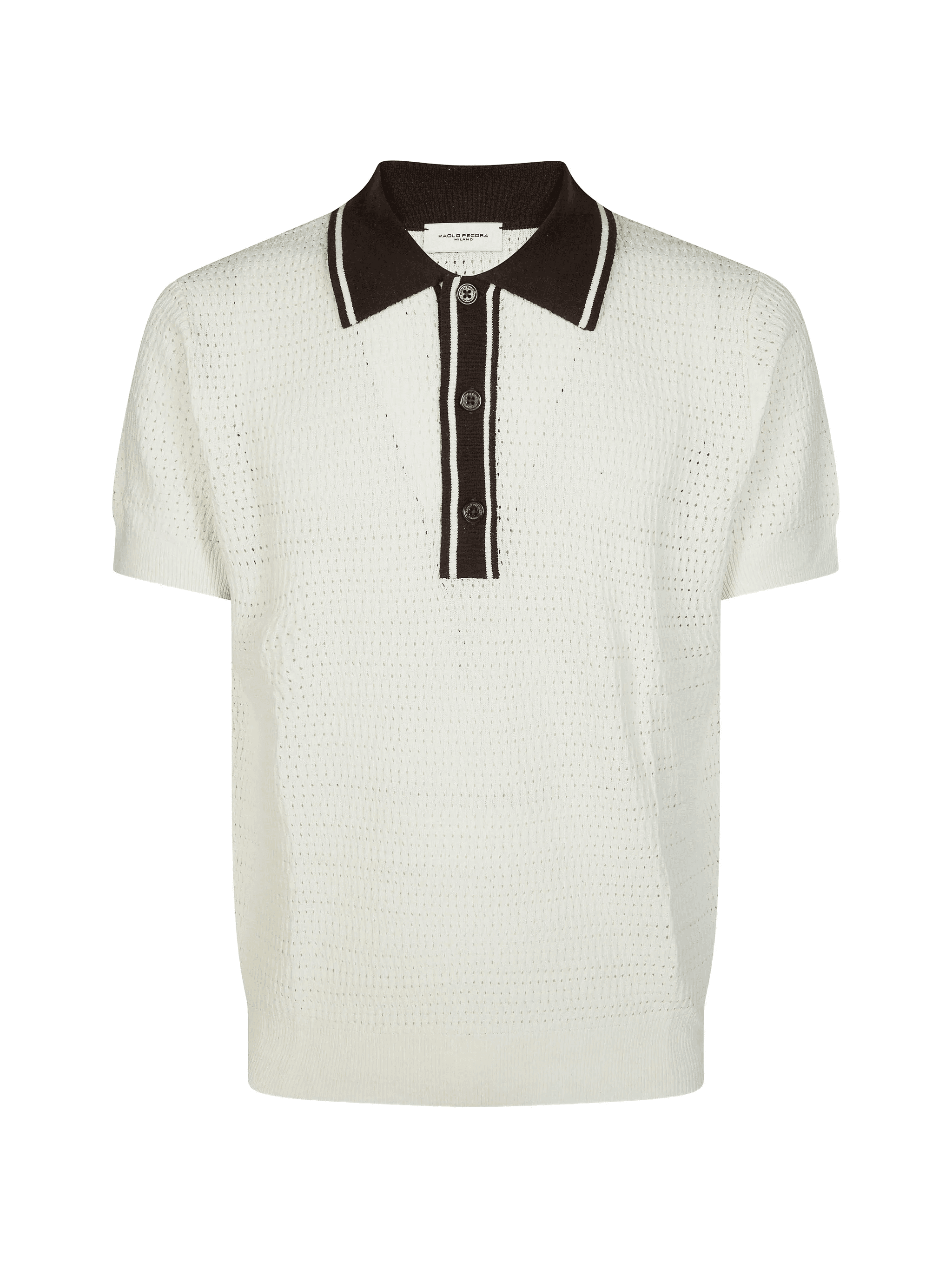 knitted polo shirt - Image 1