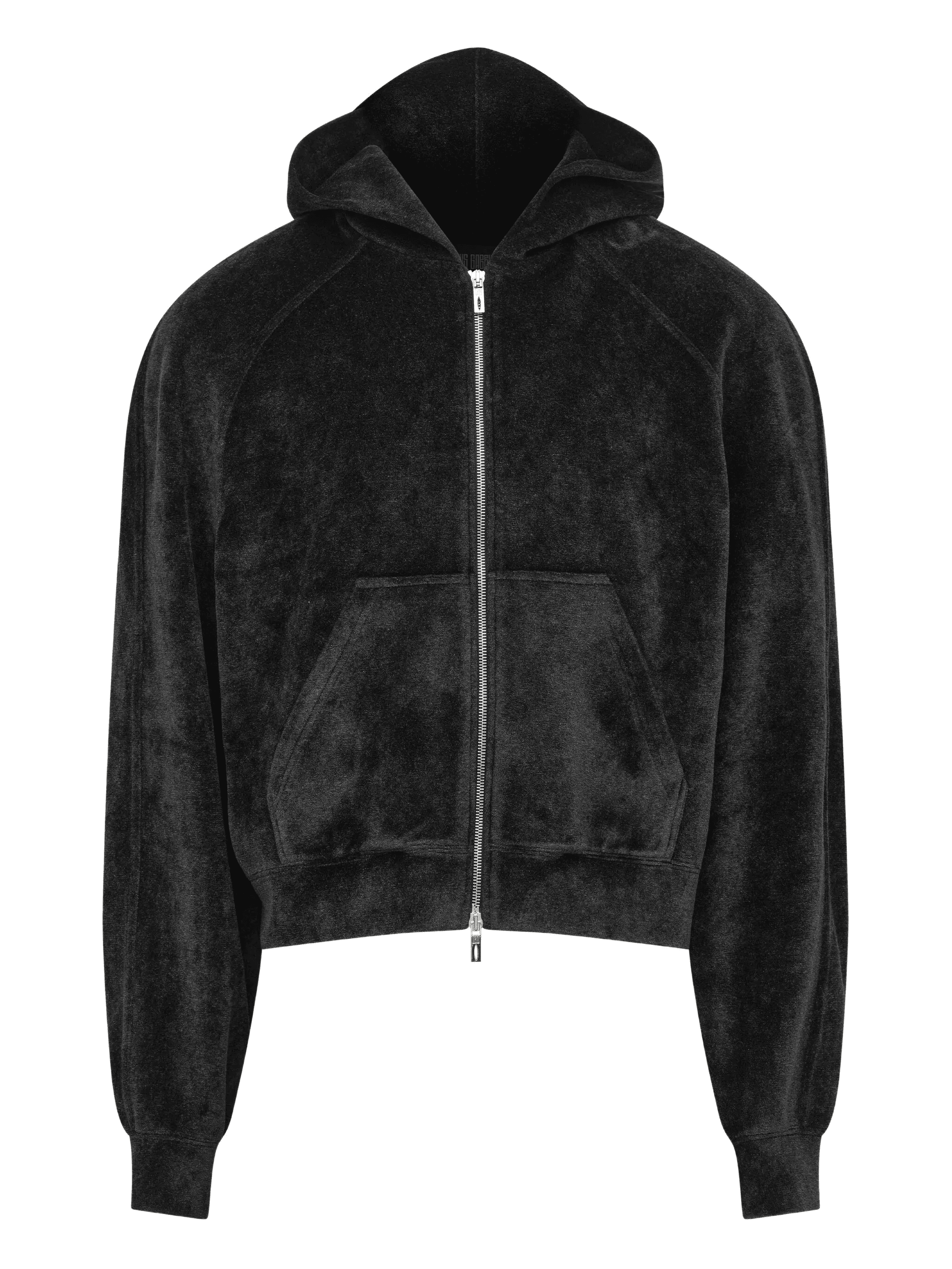 velour hooded sweatshirt - Image 1