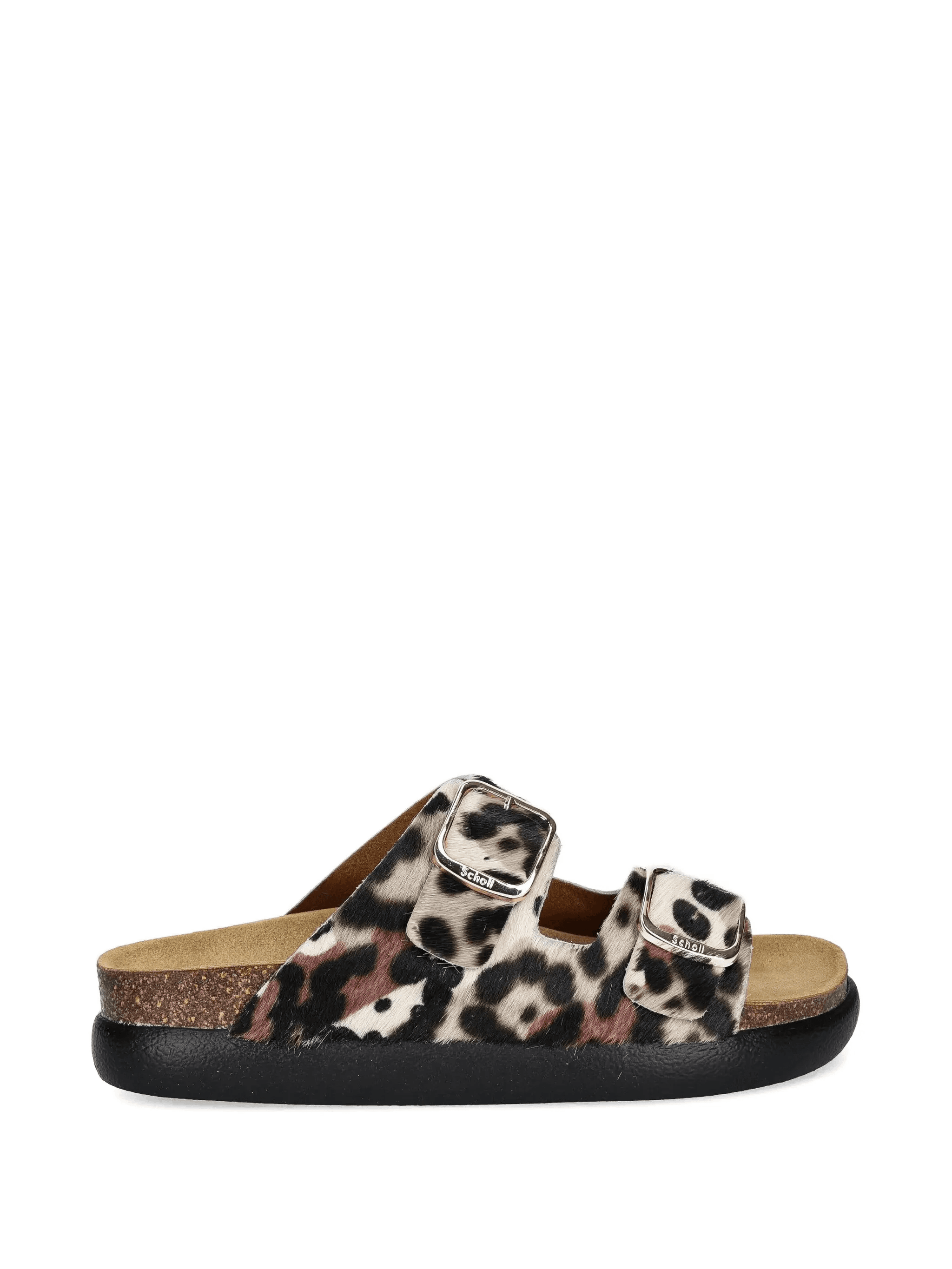 animal-print buckle mules - Image 1