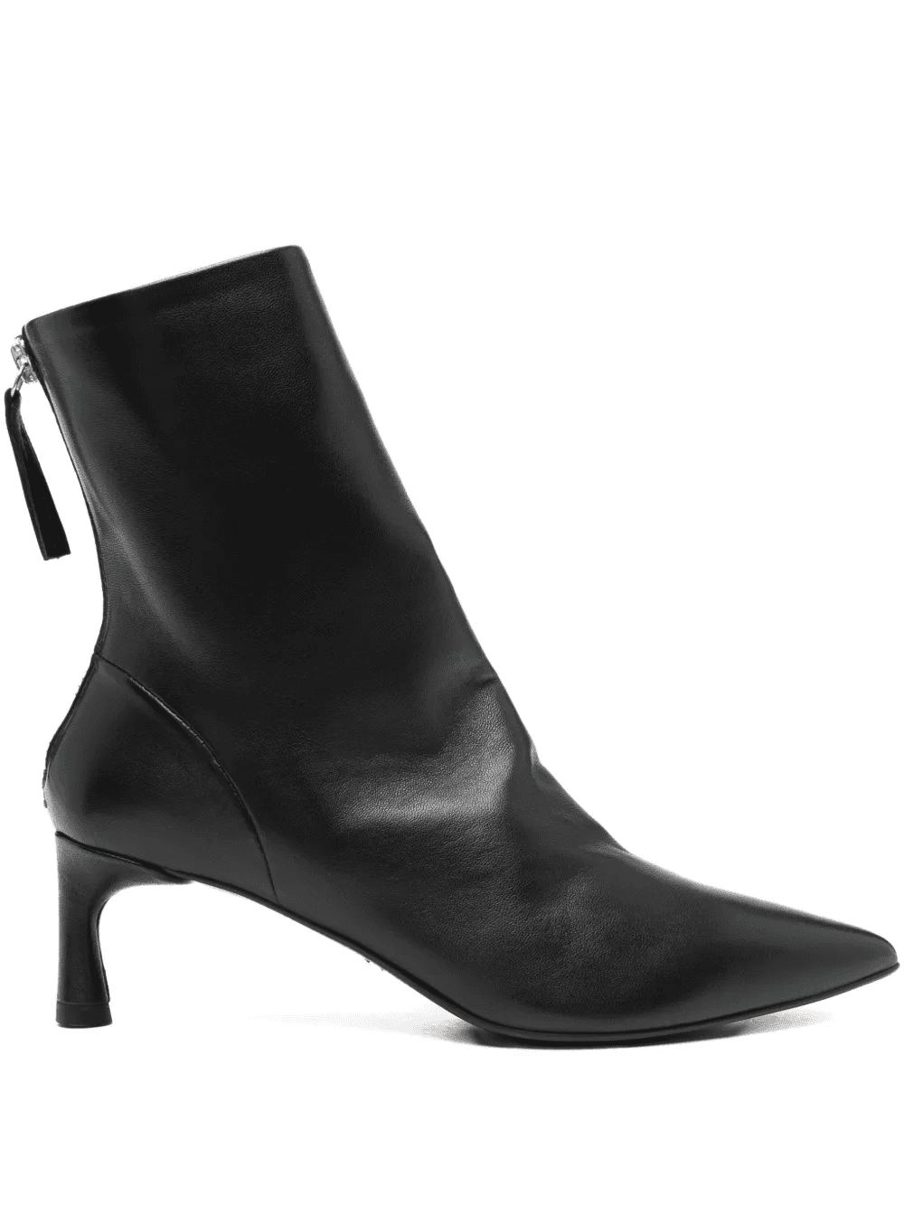 pointed-toe zip-detail boots - Image 1