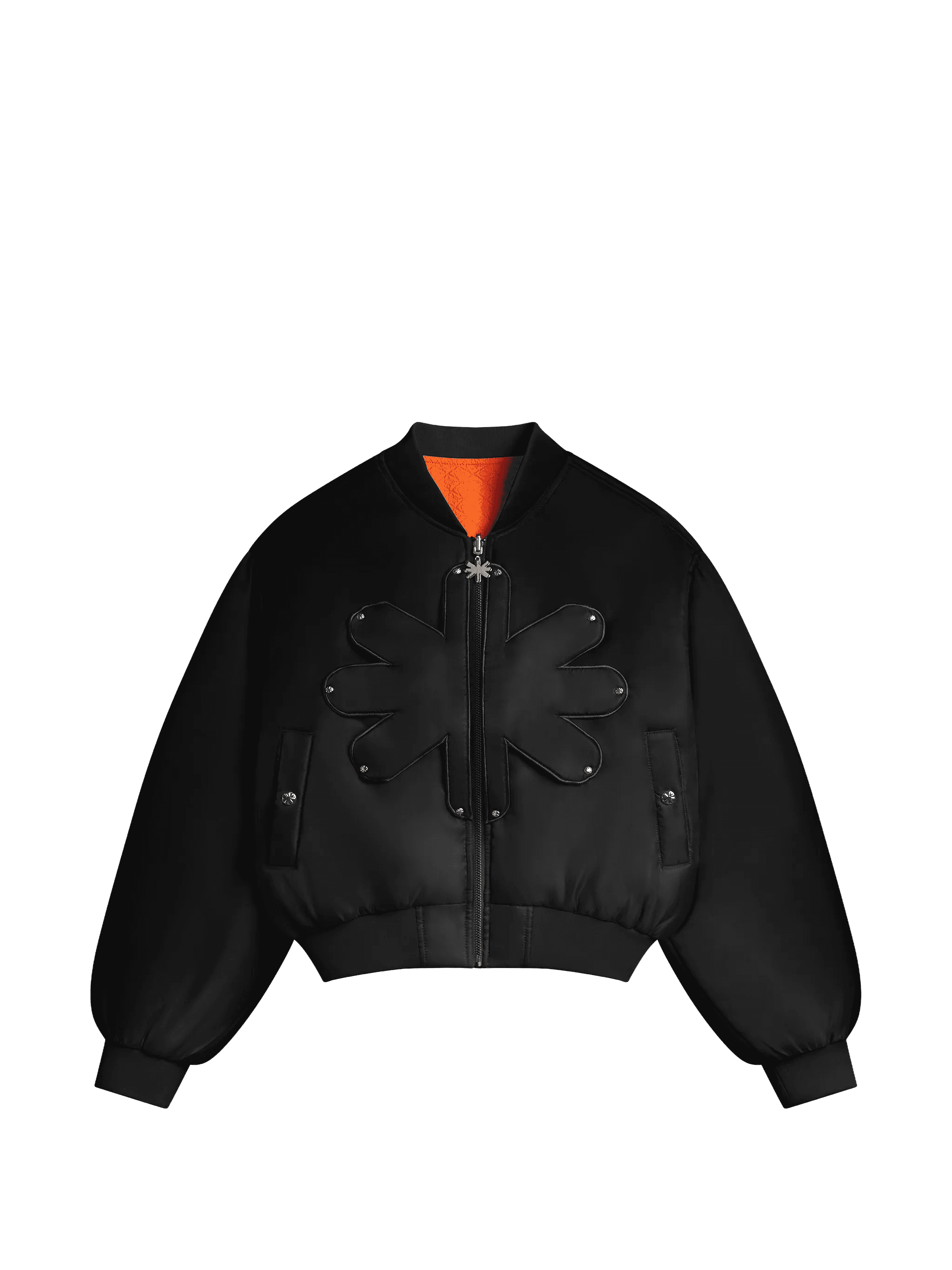 logo-detail reversible bomber jacket - Image 1