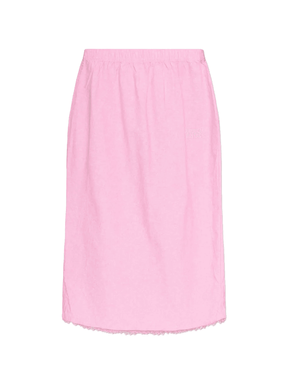 lace trim midi skirt - Image 1
