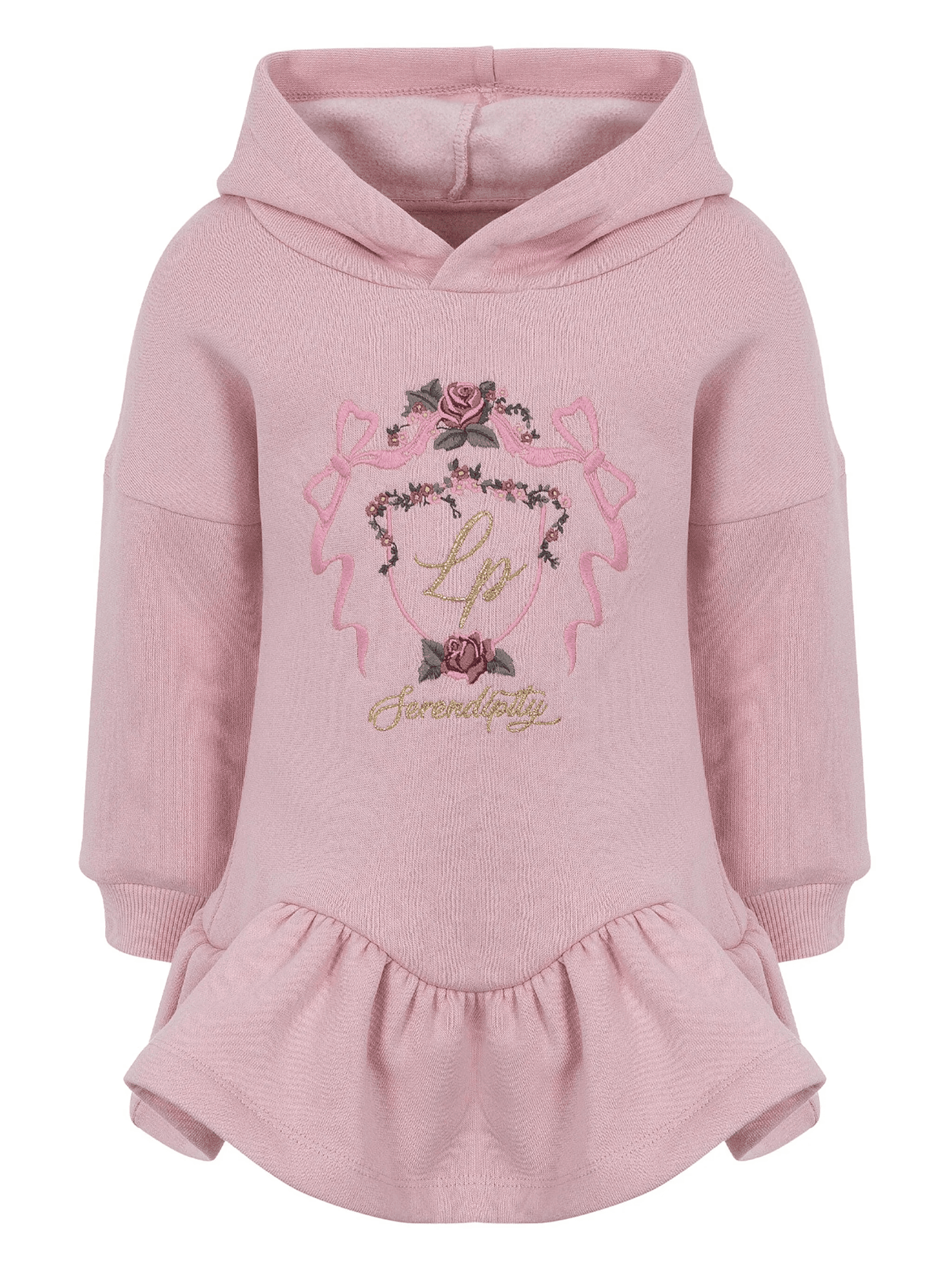 embroidered ruffled dress - Image 1