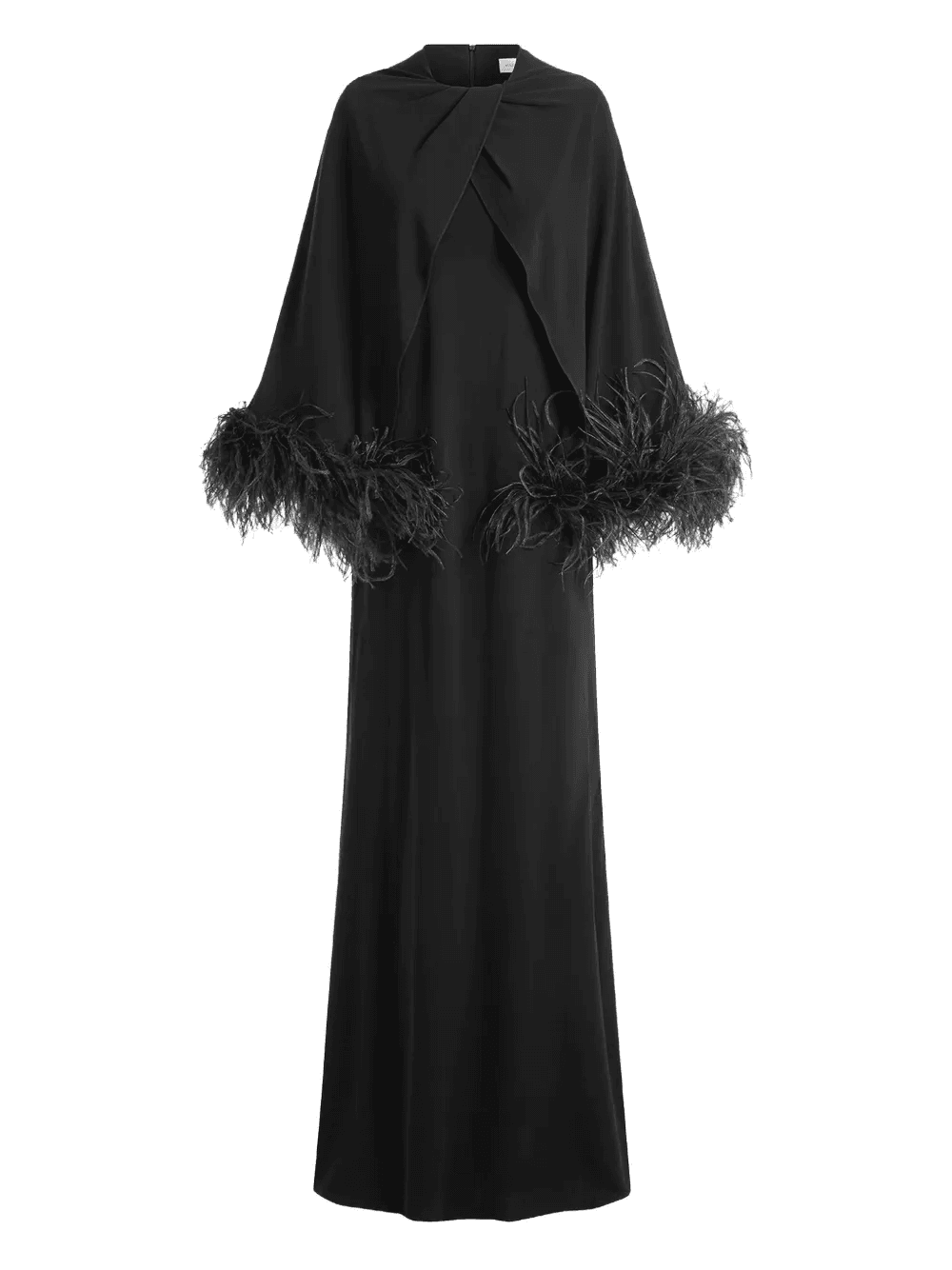 Adelar feather-trim gown - Image 1