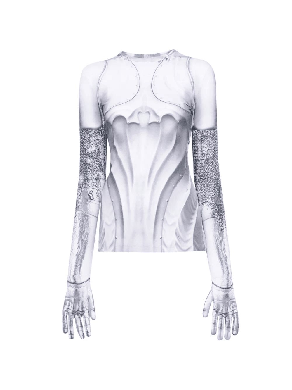 glove-detail T-shirt - Image 1