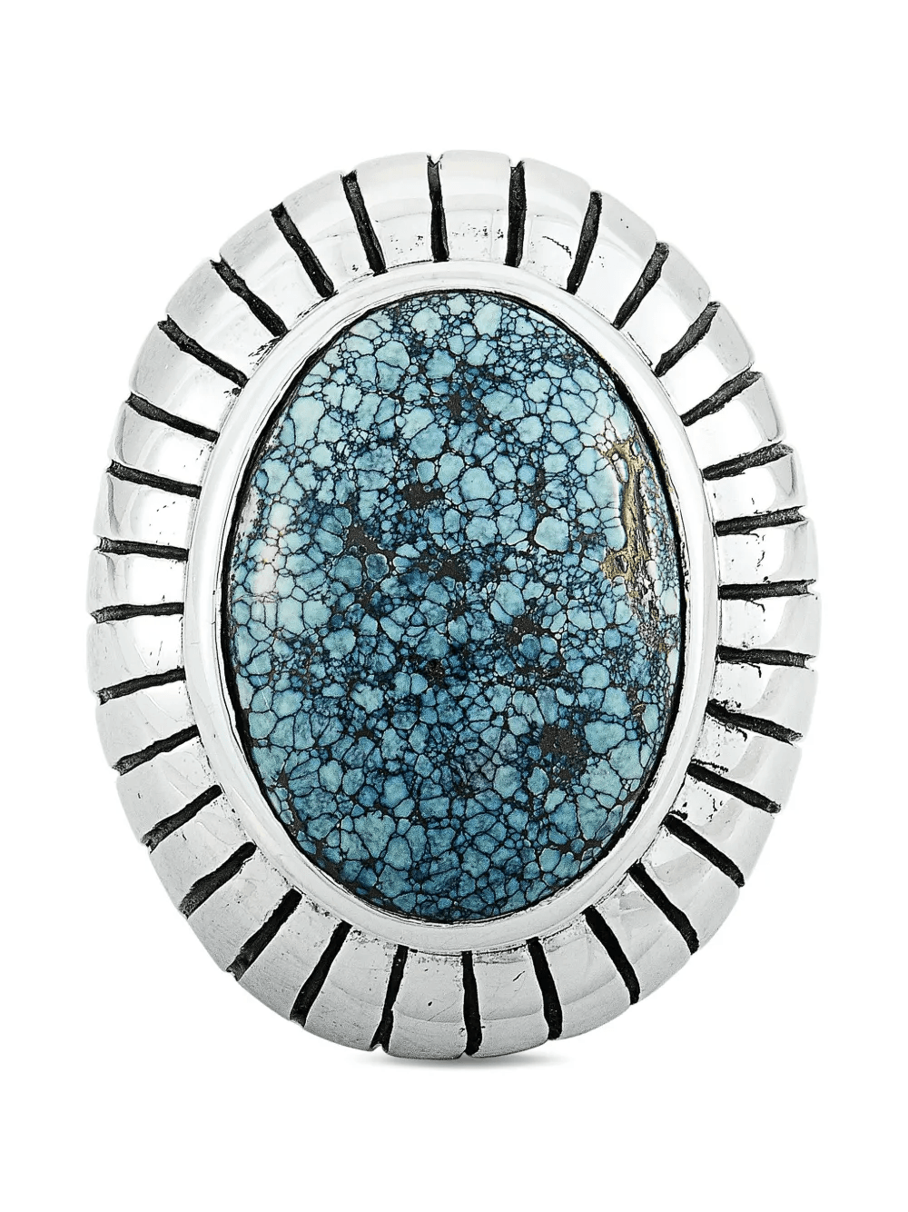 sterling silver turquoise ring - Image 1