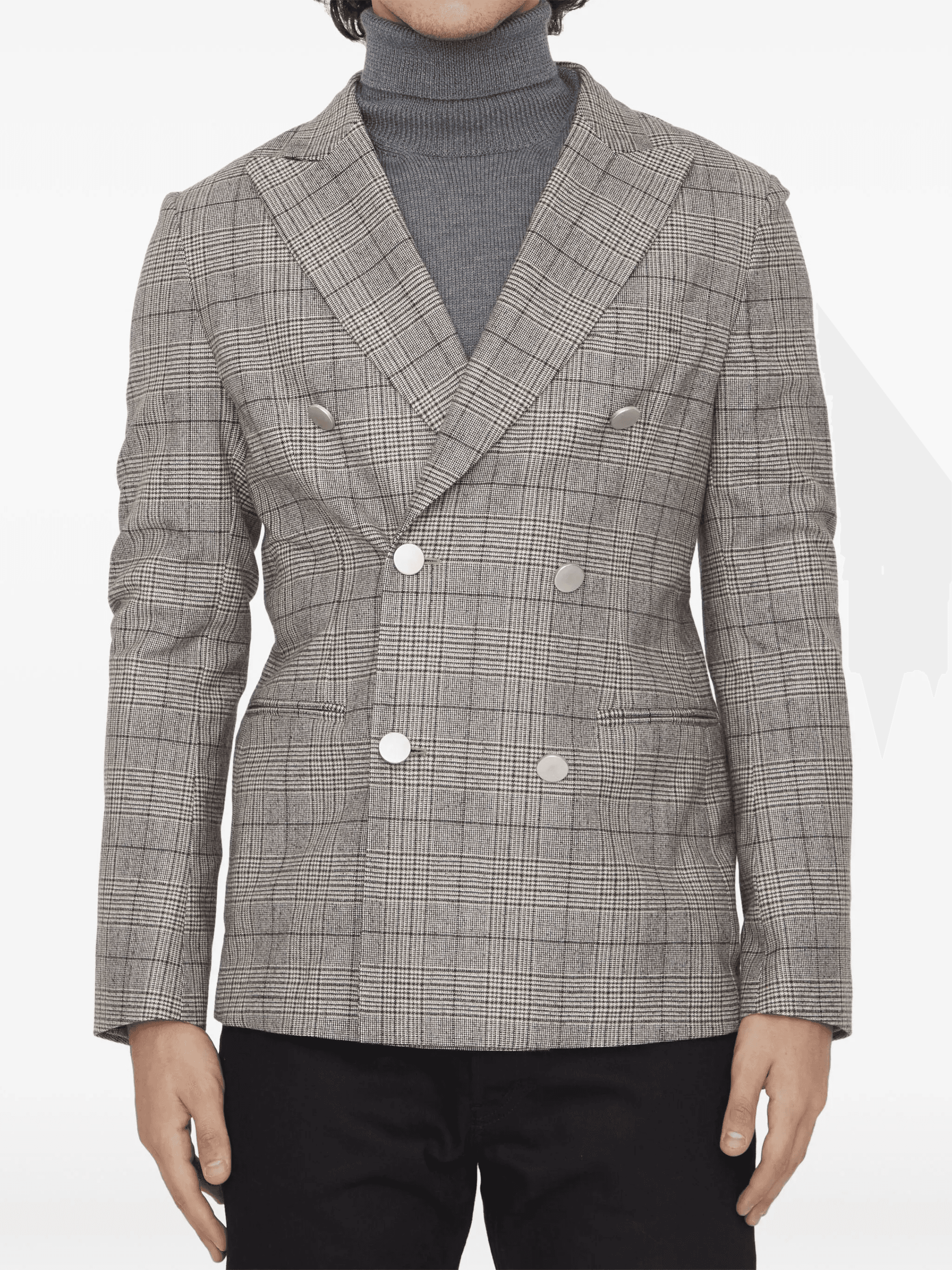 checked blazer - Image 1