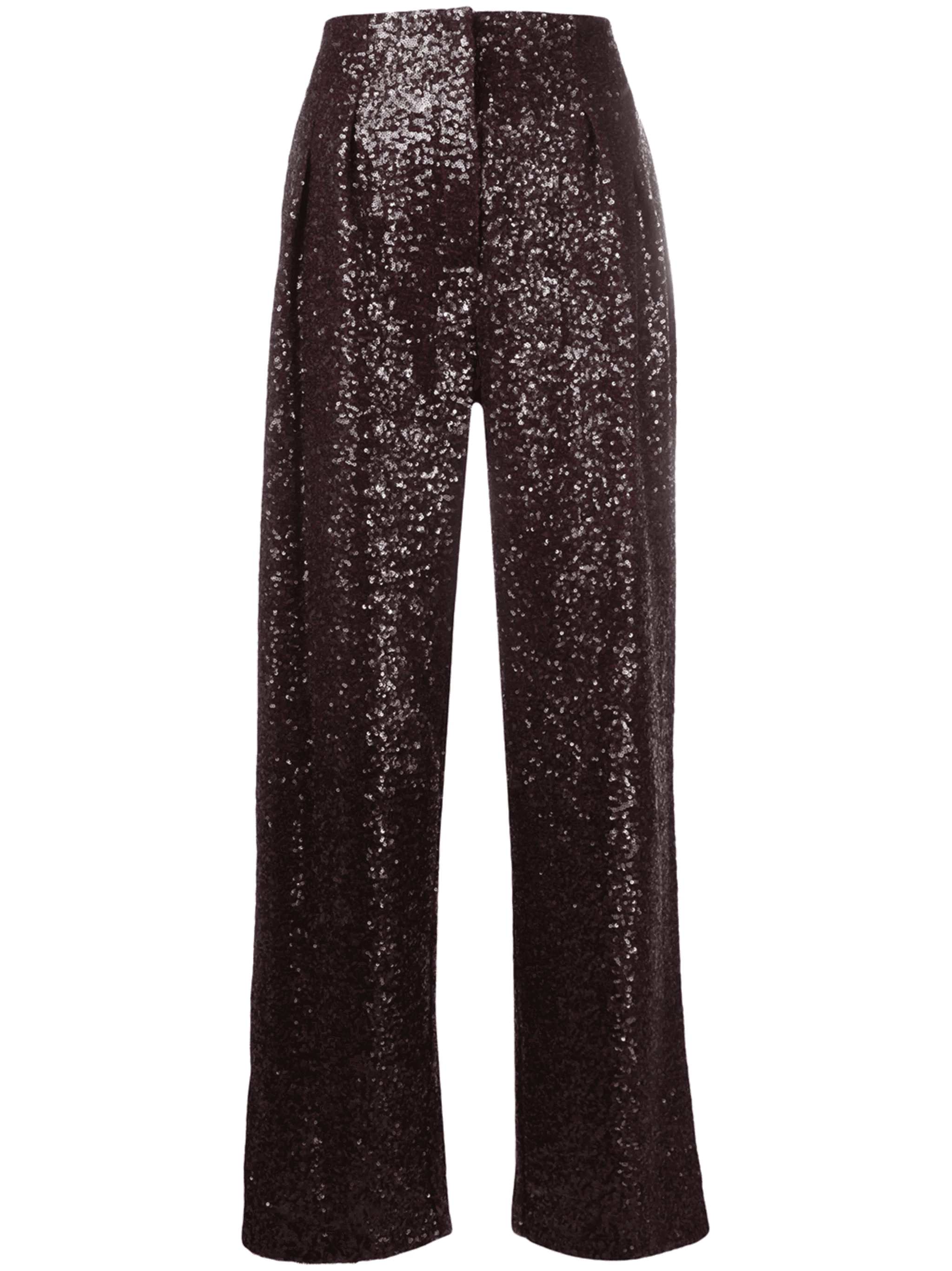 sequinned high-waist trousers - Image 1