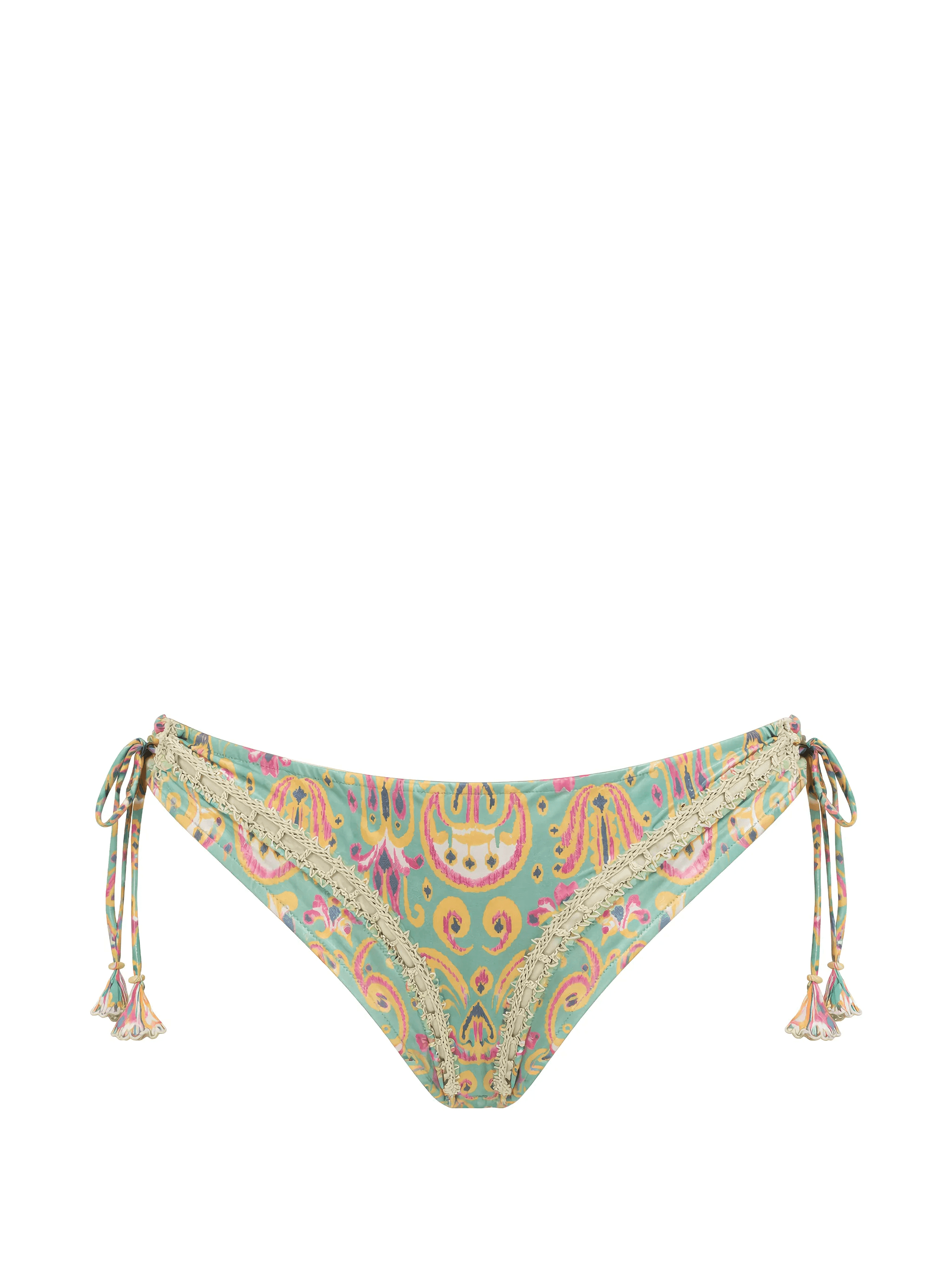 print crochet bikini bottoms - Image 1