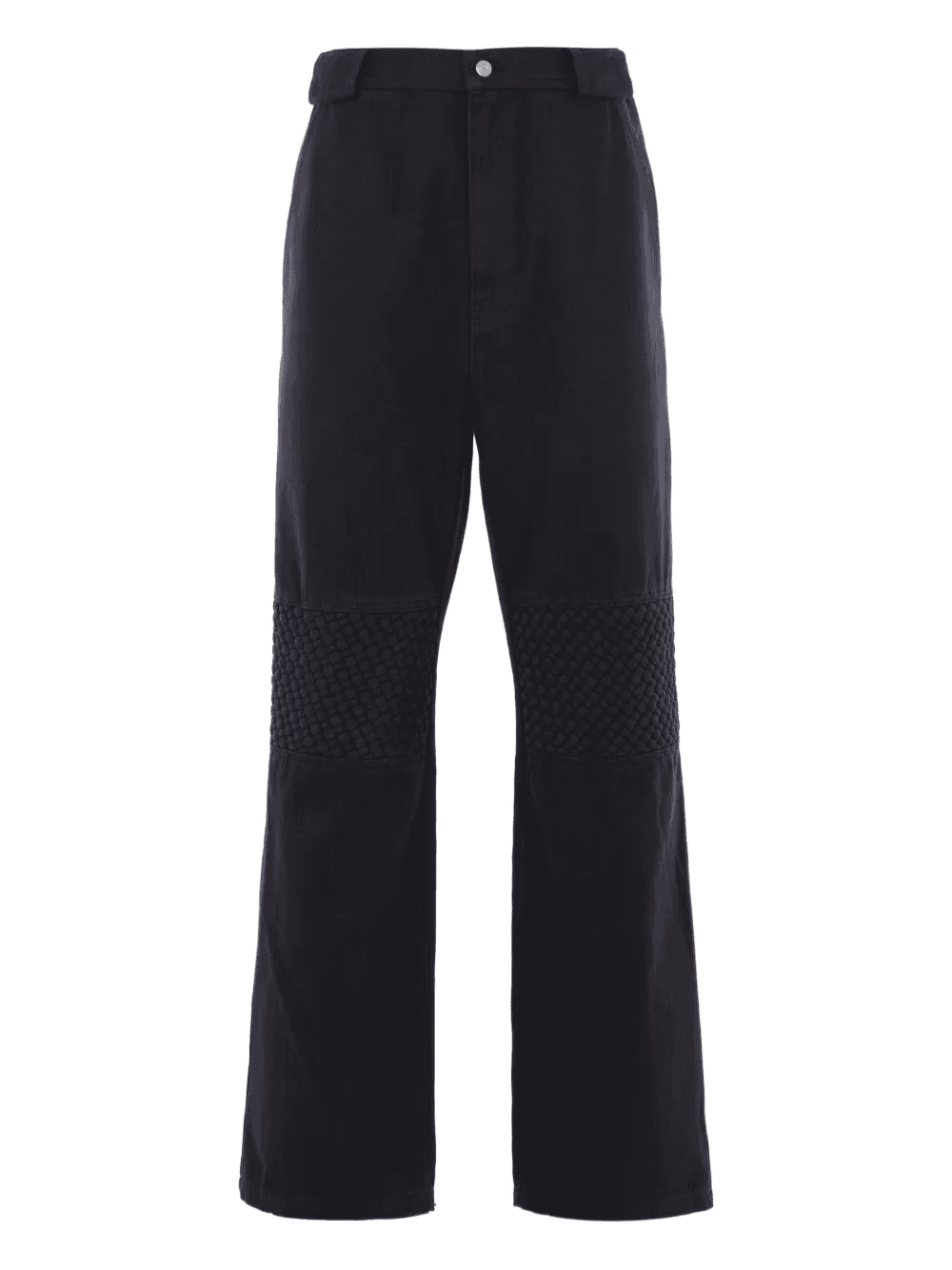 braided-knee cotton trousers - Image 1