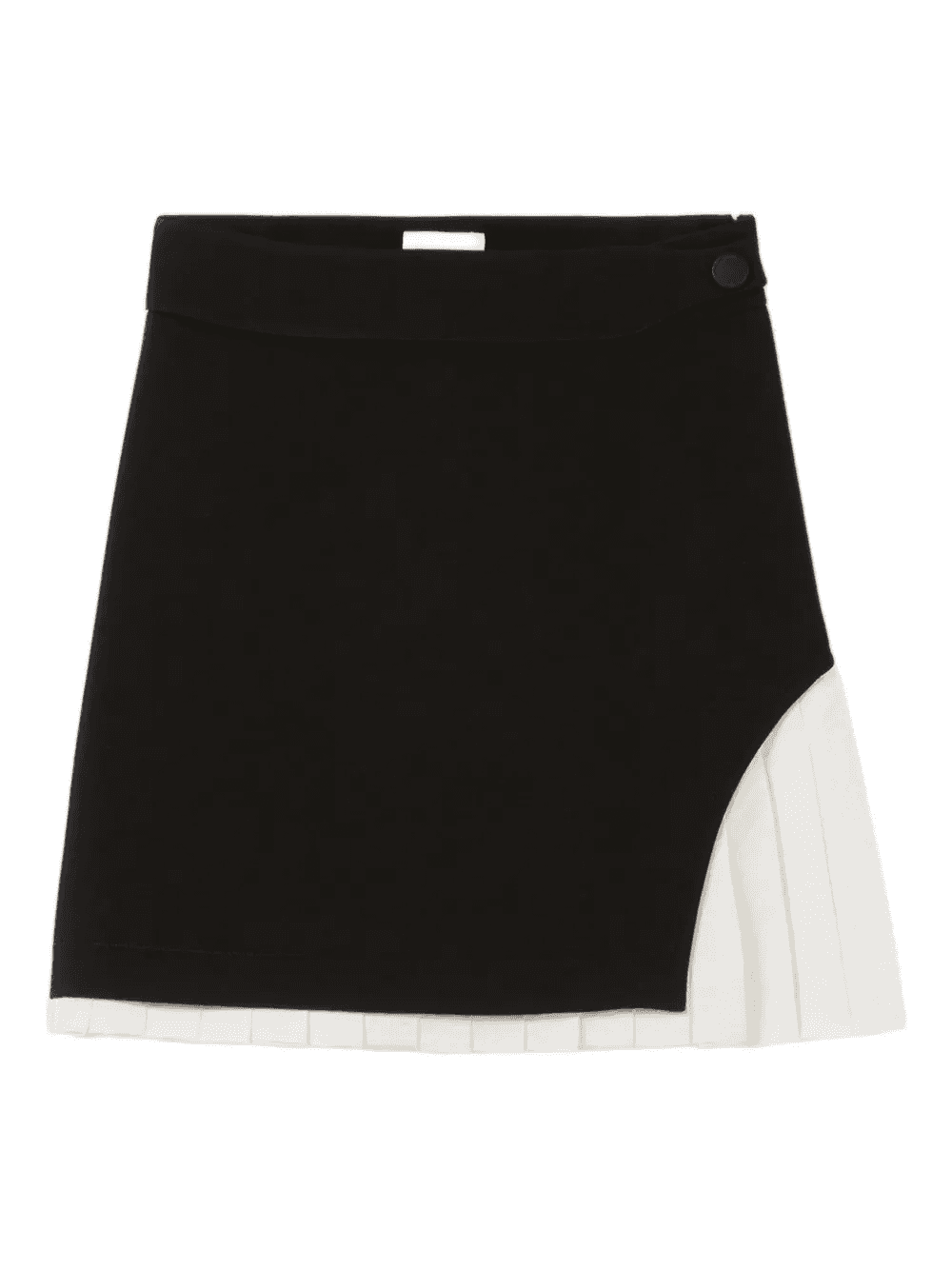 pleated-panel mini skirt - Image 1