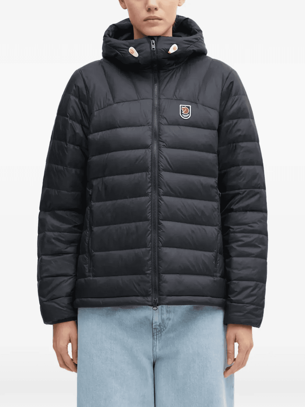 logo-detail padded jacket - Image 1