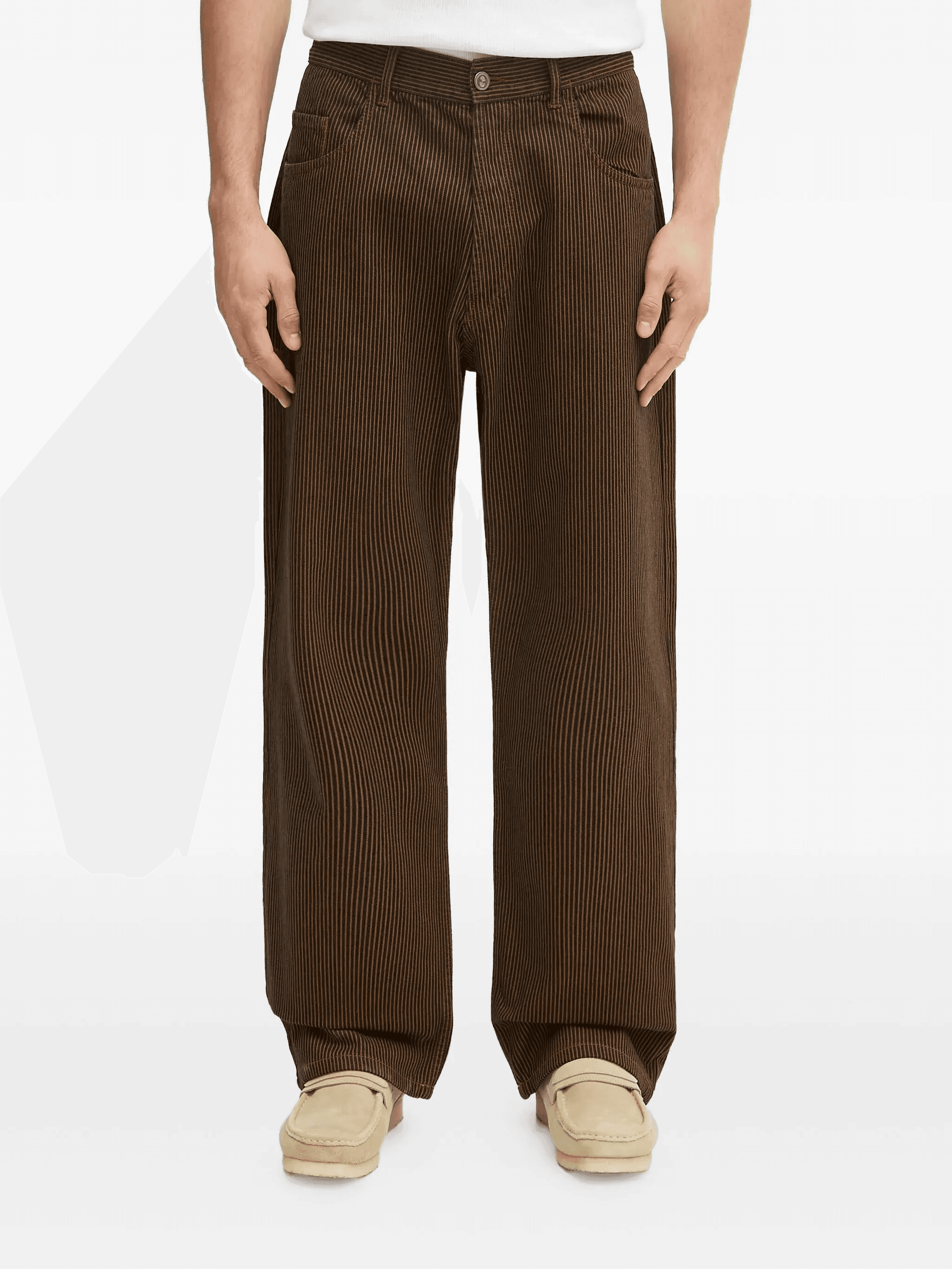 striped-pattern jeans - Image 1