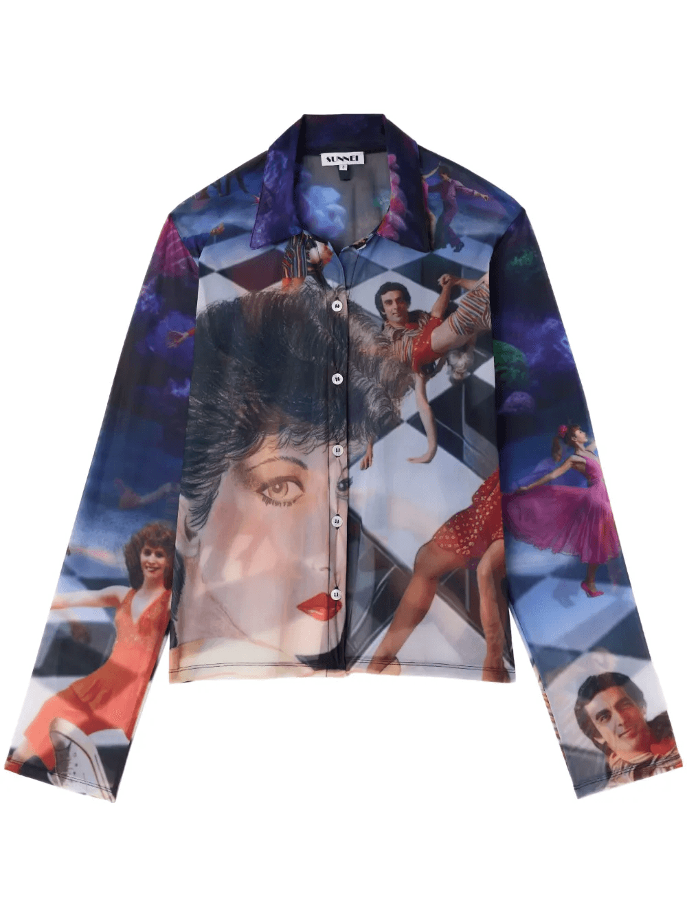 graphic-print shirt - Image 1
