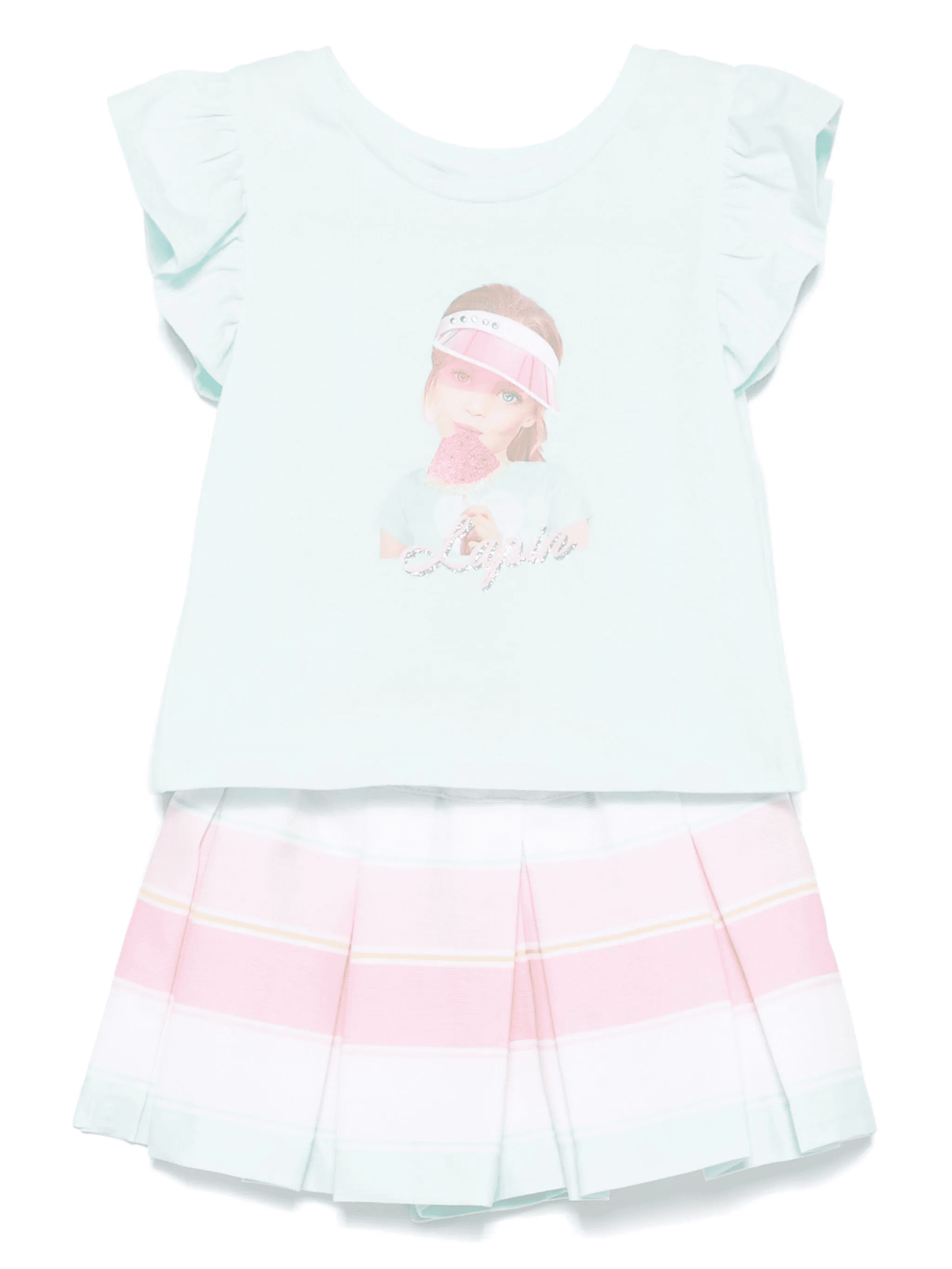 graphic-print shorts set - Image 1