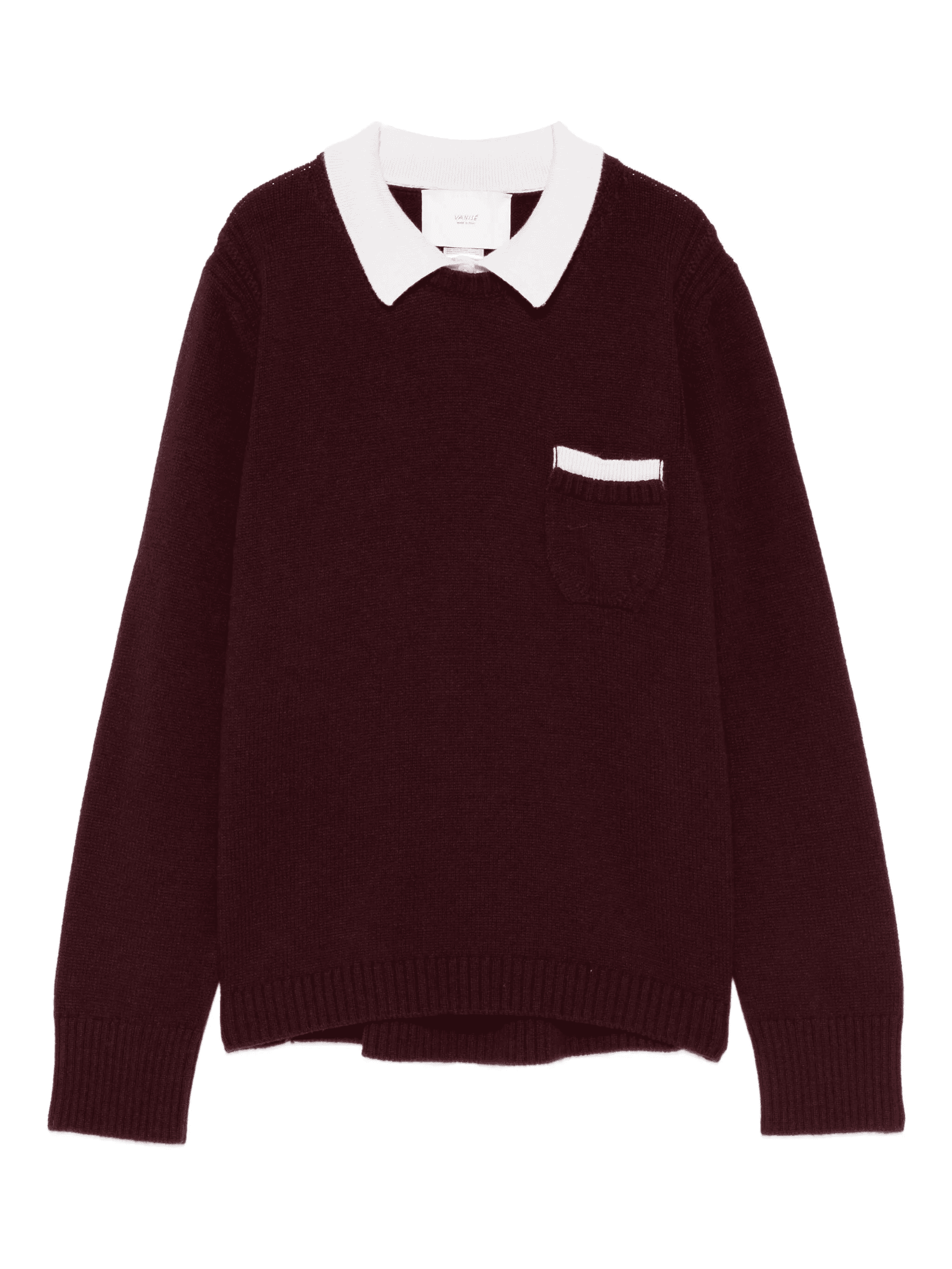 polo-collar sweater - Image 1