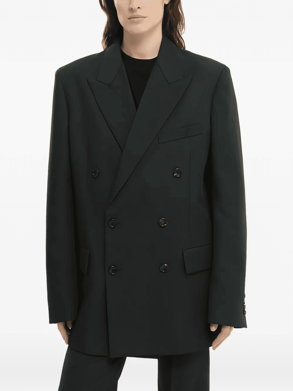 double-breasted blazer - Image 1