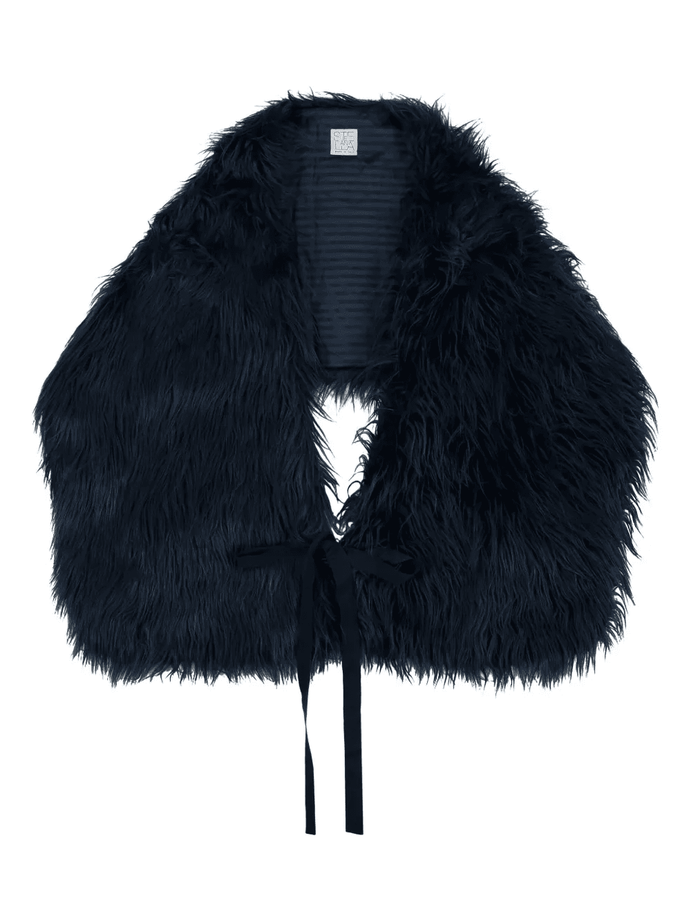 faux-fur tie scarf - Image 1
