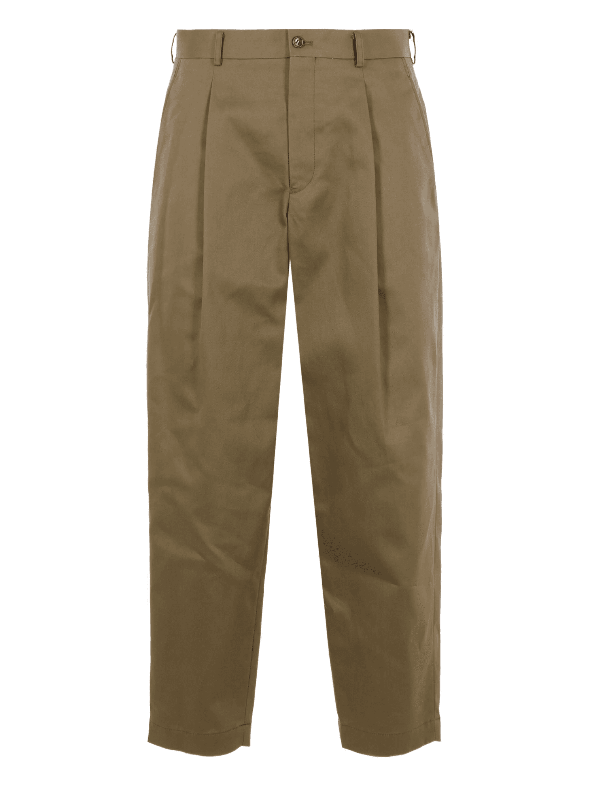 pleated straight-leg trousers - Image 1