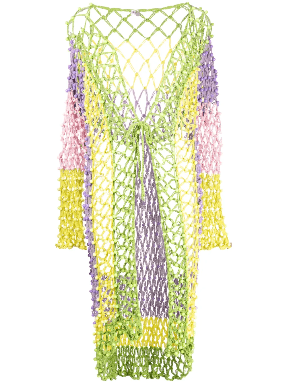 Rubino open-knit kaftan - Image 1
