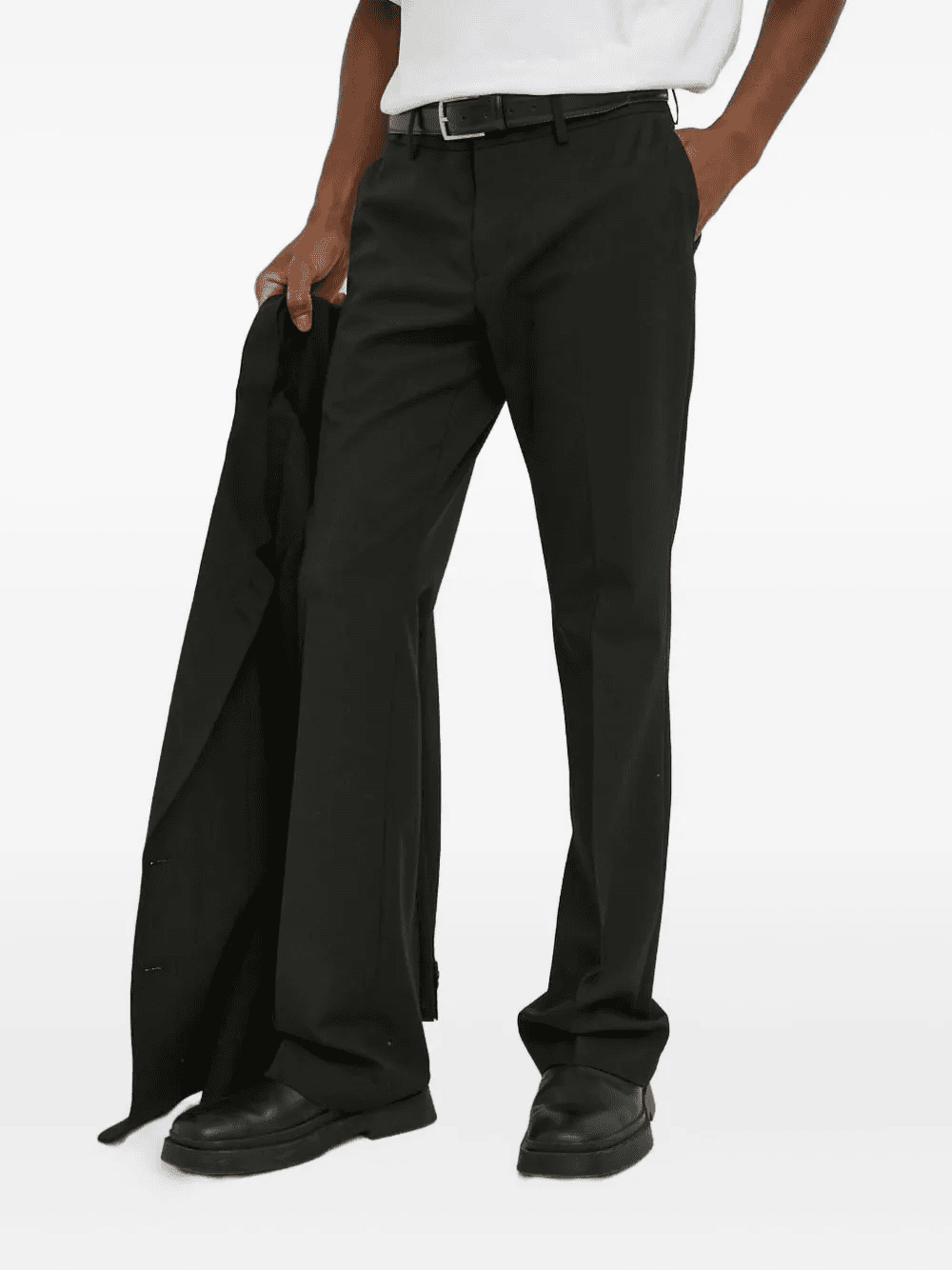 pleated-front trousers - Image 1