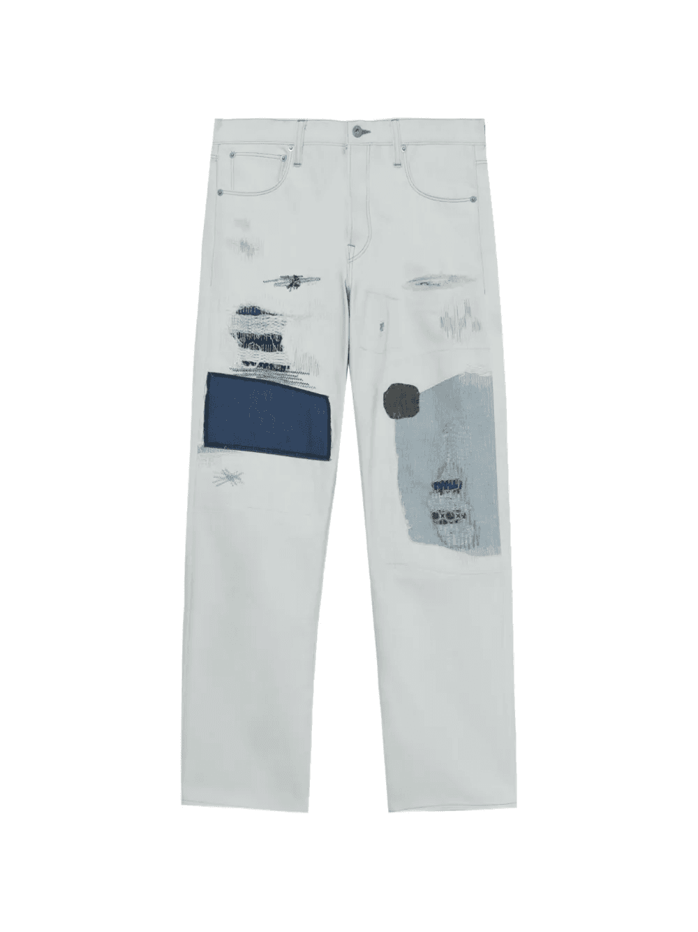 patchwork-detail jeans - Image 1