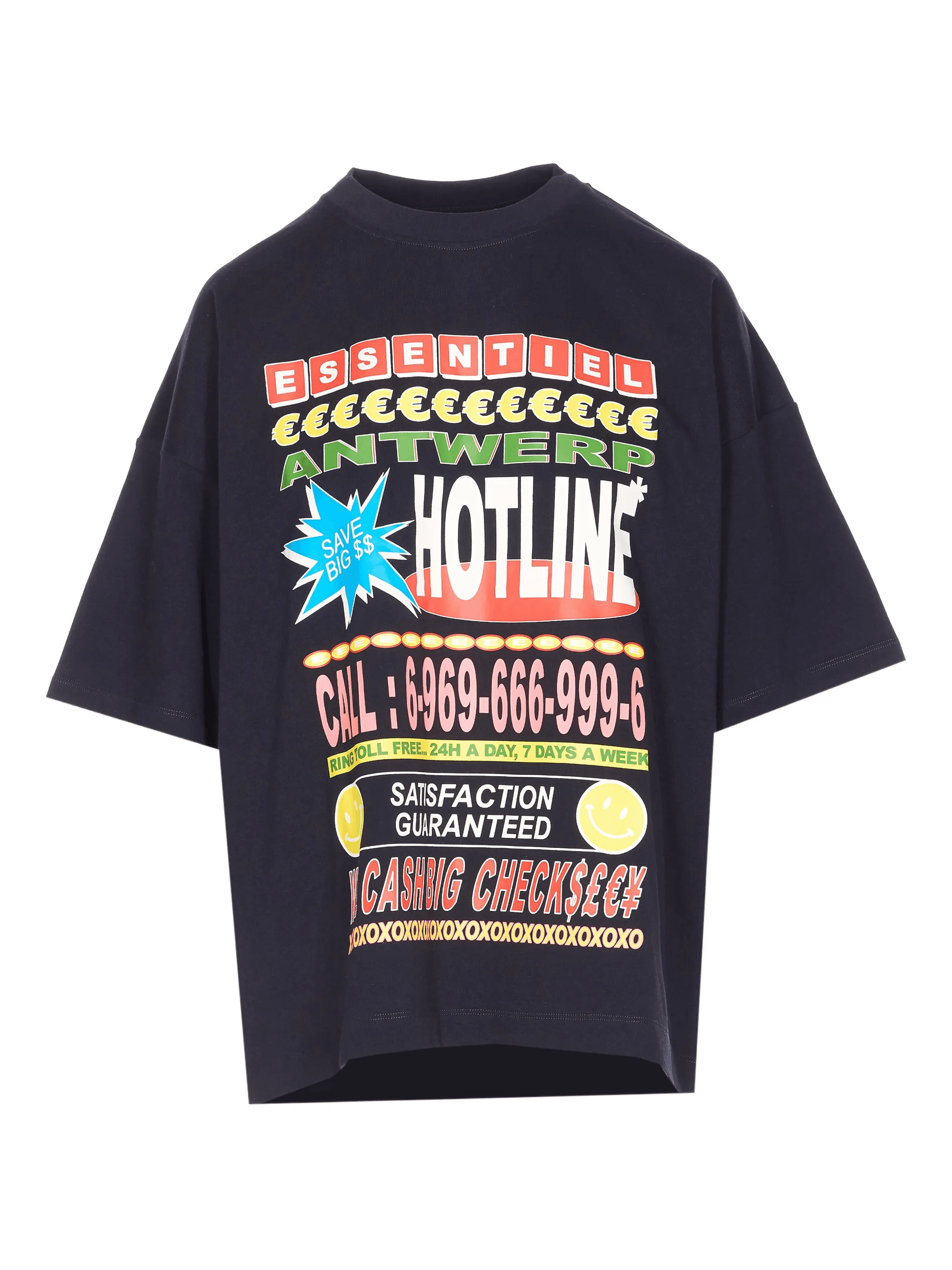 printed crewneck T-shirt - Image 1