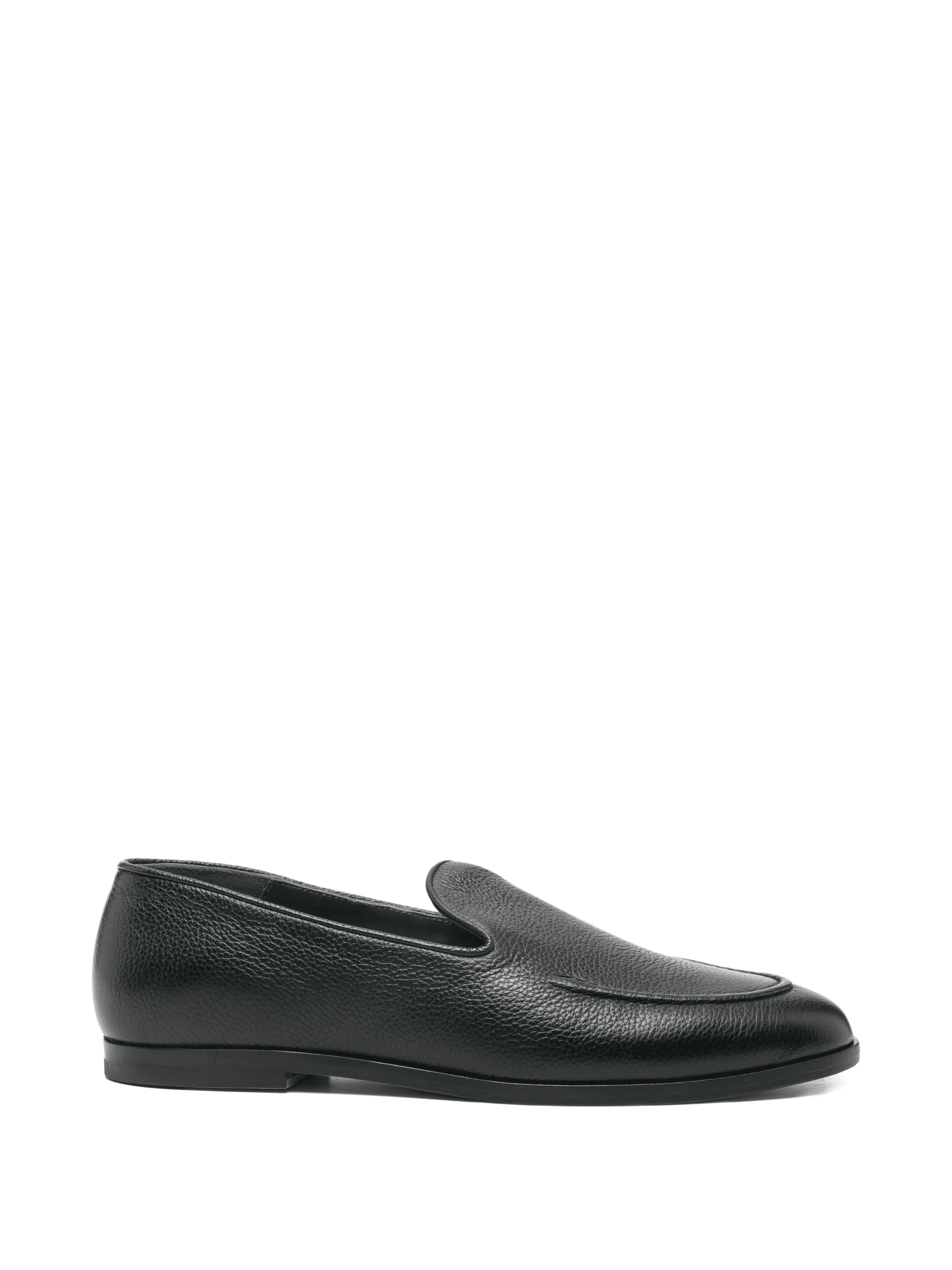 Marcel grained-leather loafers - Image 1