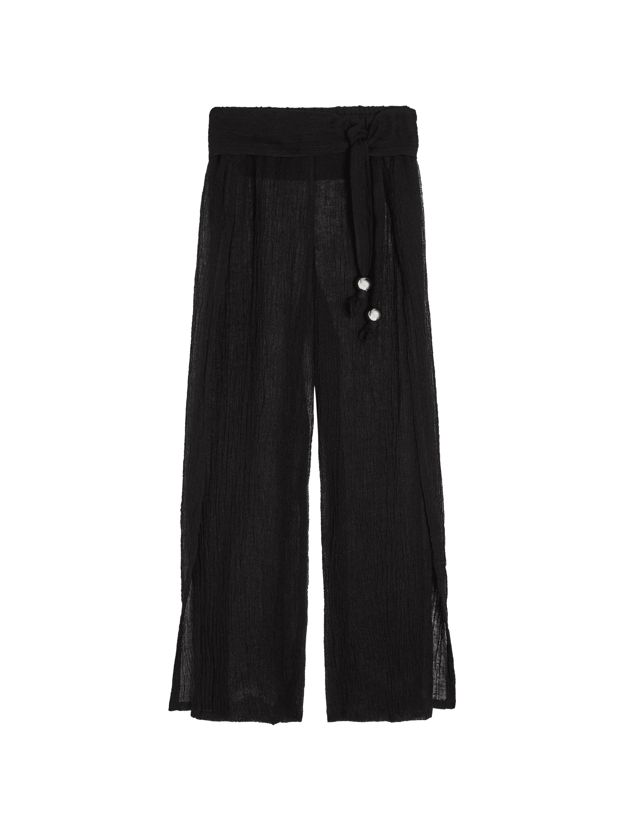 knot-detail split trousers - Image 1