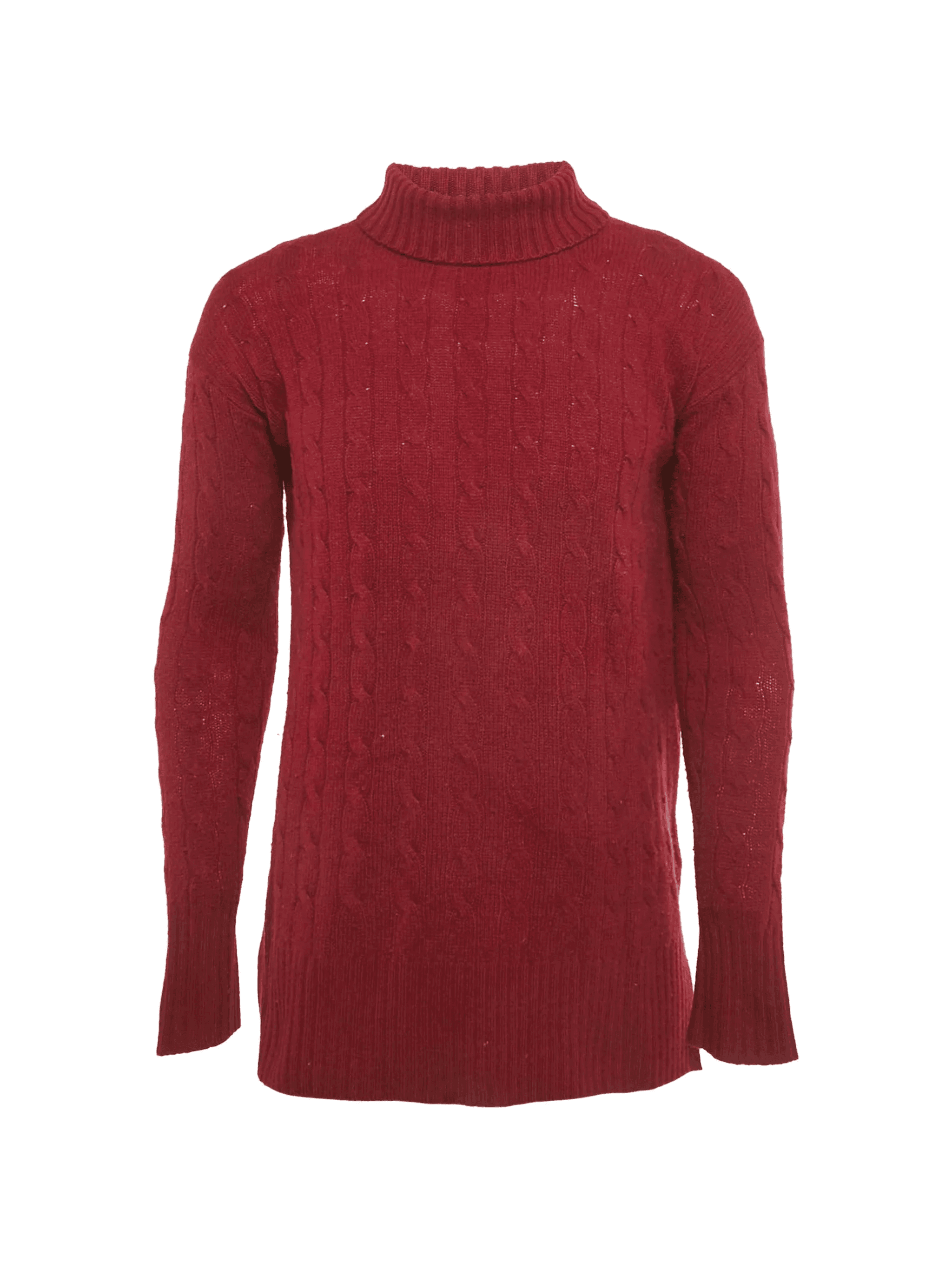 cable-knit turtle-neck sweater - Image 1